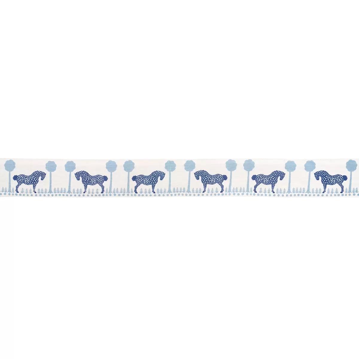 POLKA DOT PONY TAPE_ BLUE