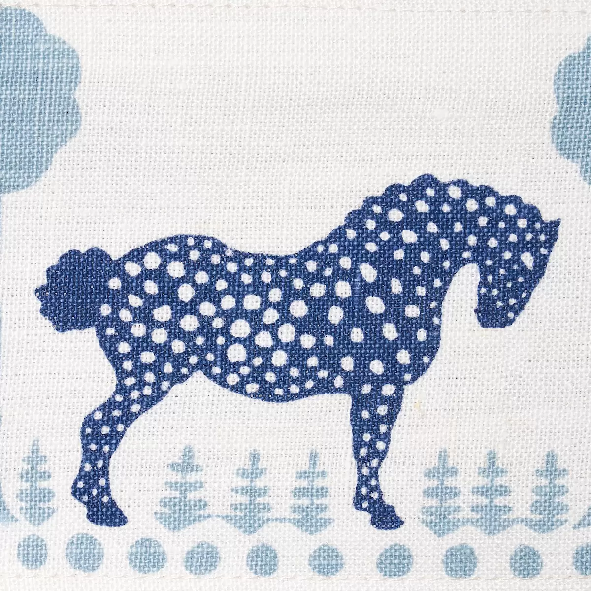 POLKA DOT PONY TAPE_ BLUE