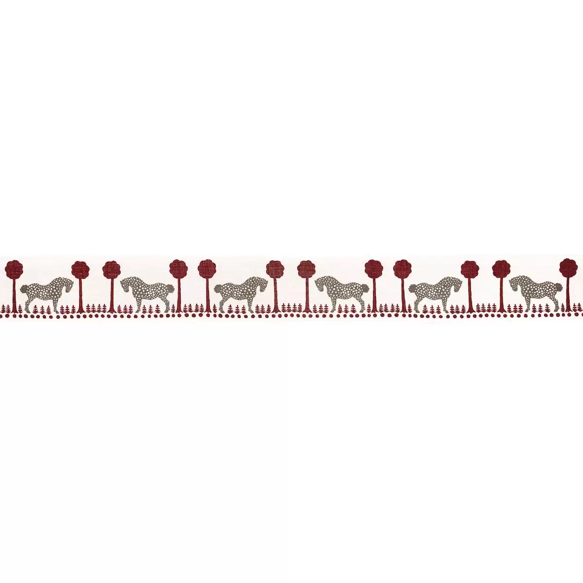 POLKA DOT PONY TAPE_ RED
