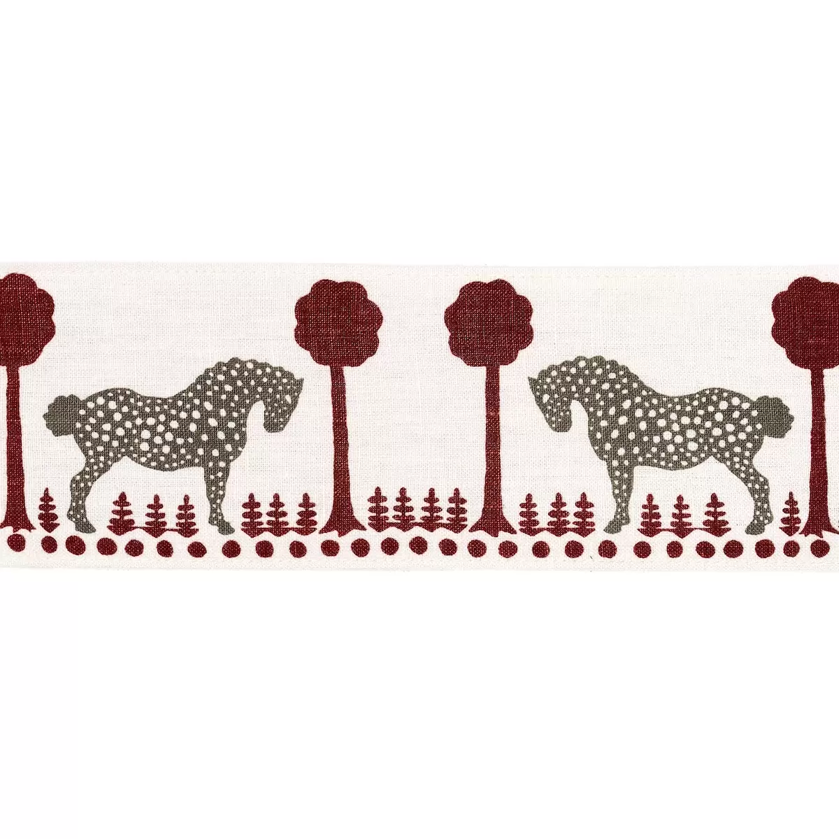 POLKA DOT PONY TAPE_ RED