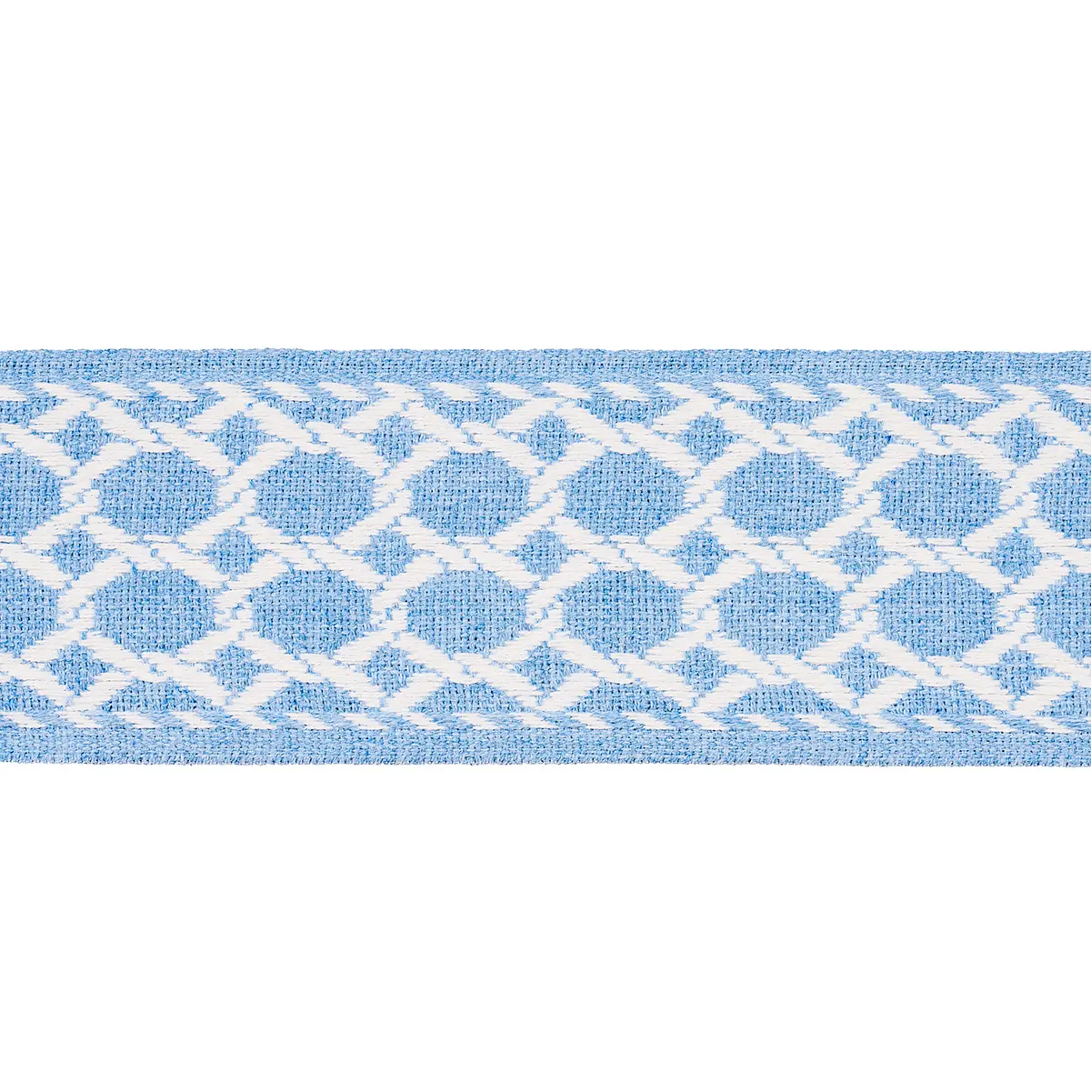 LATTICE INDOOR/OUTDOOR TAPE_ CHAMBRAY