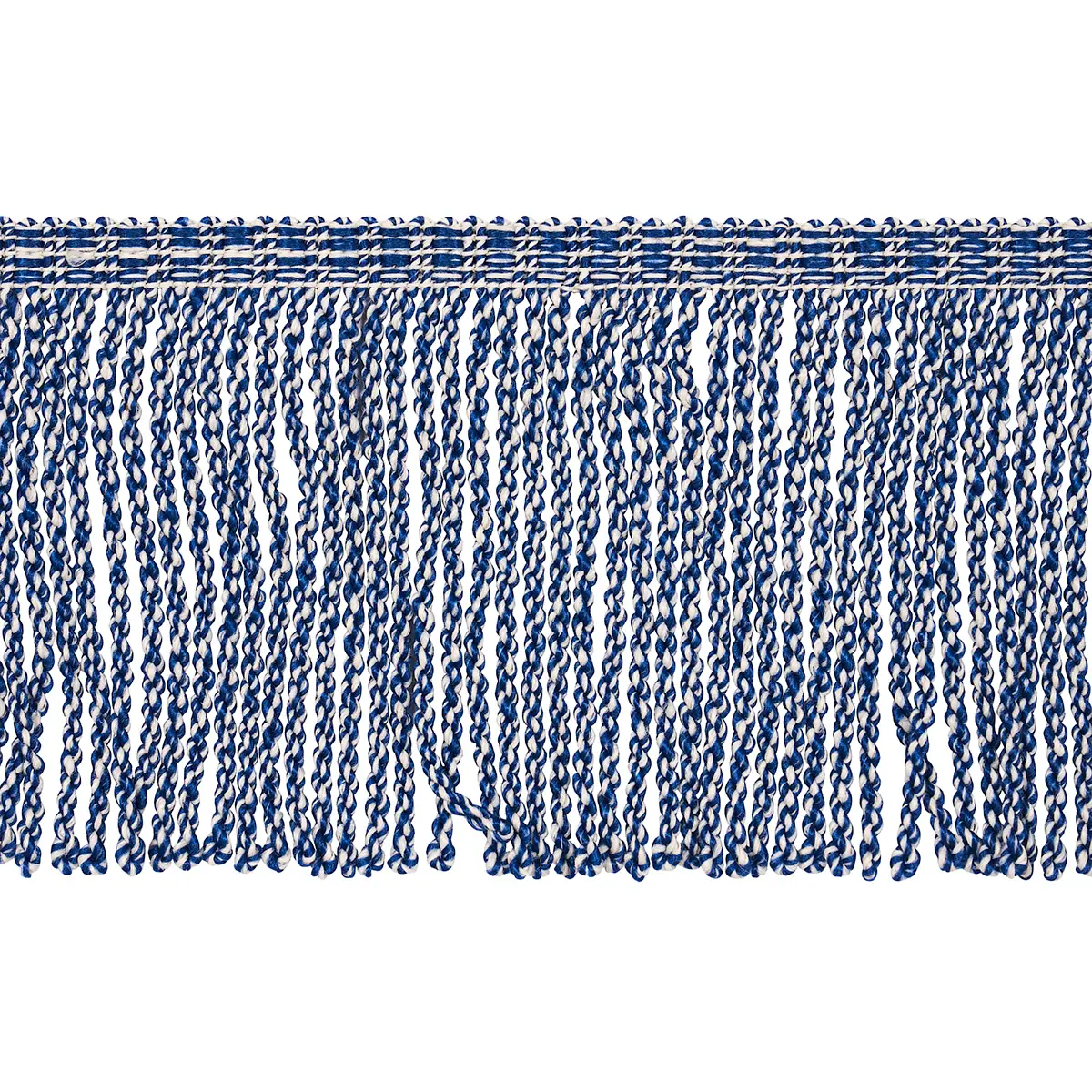 OUTDOOR BOULLION FRINGE TRIM_ NAVY