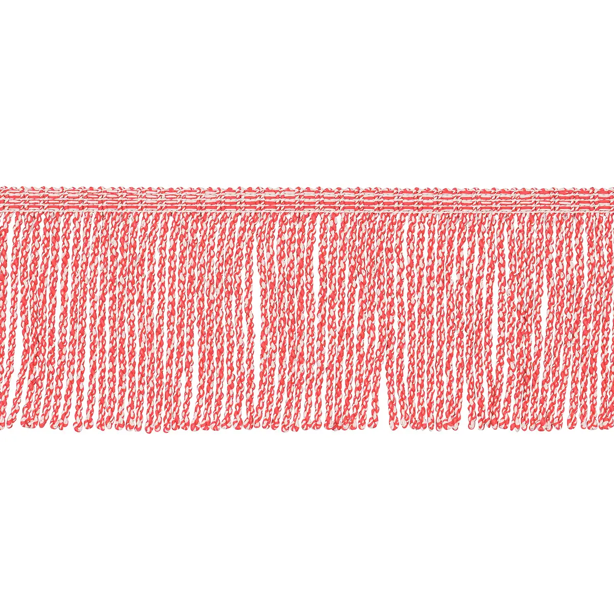 OUTDOOR BOULLION FRINGE TRIM_ CORAL