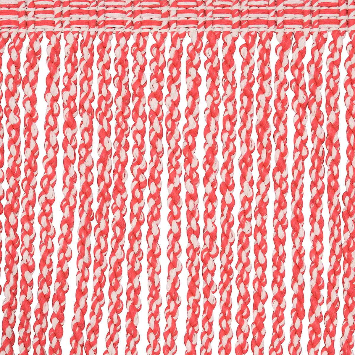 OUTDOOR BOULLION FRINGE TRIM_ CORAL