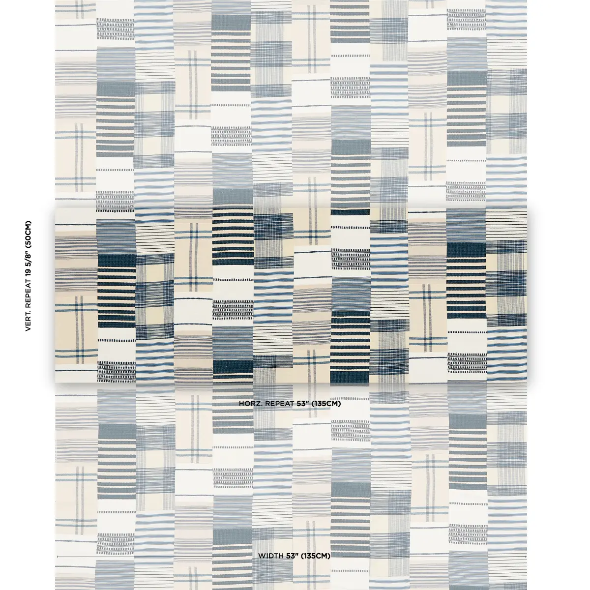 CARLISLE PATCHWORK_ INDIGO