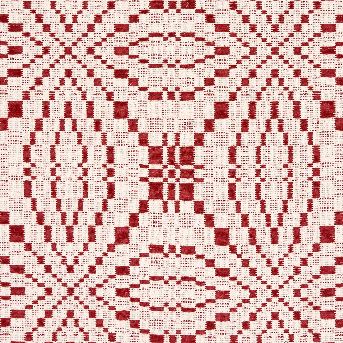 FRANCESTOWN COVERLET_ CRIMSON