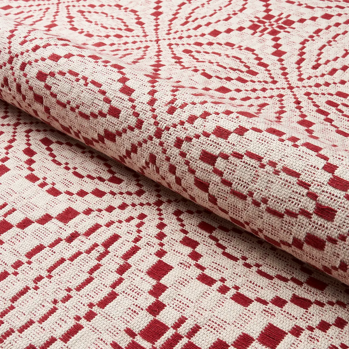 FRANCESTOWN COVERLET_ CRIMSON