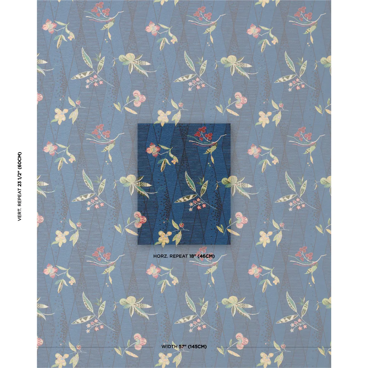 ROMOLA FLORAL_ CADET