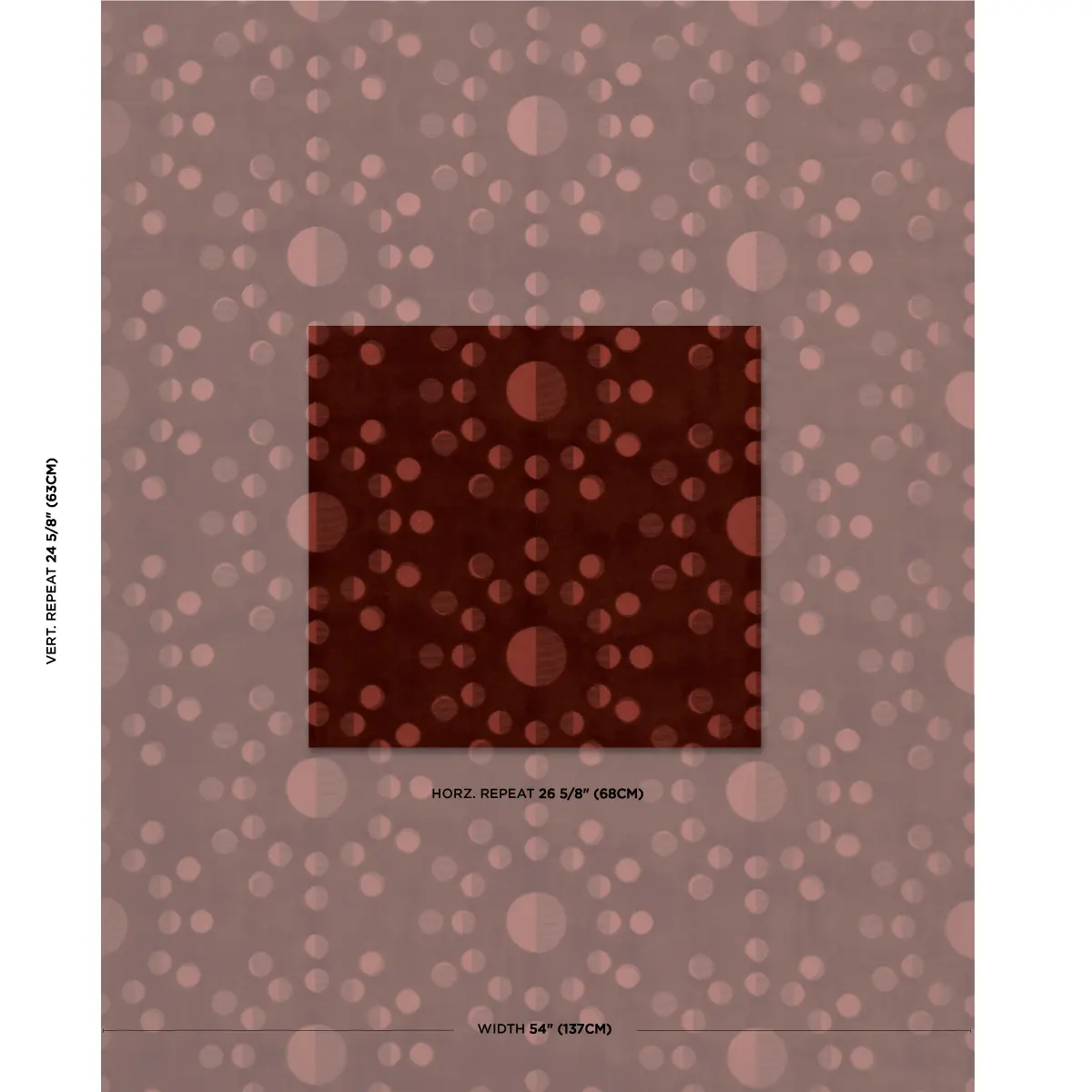 MOON PHASE VELVET_ RED
