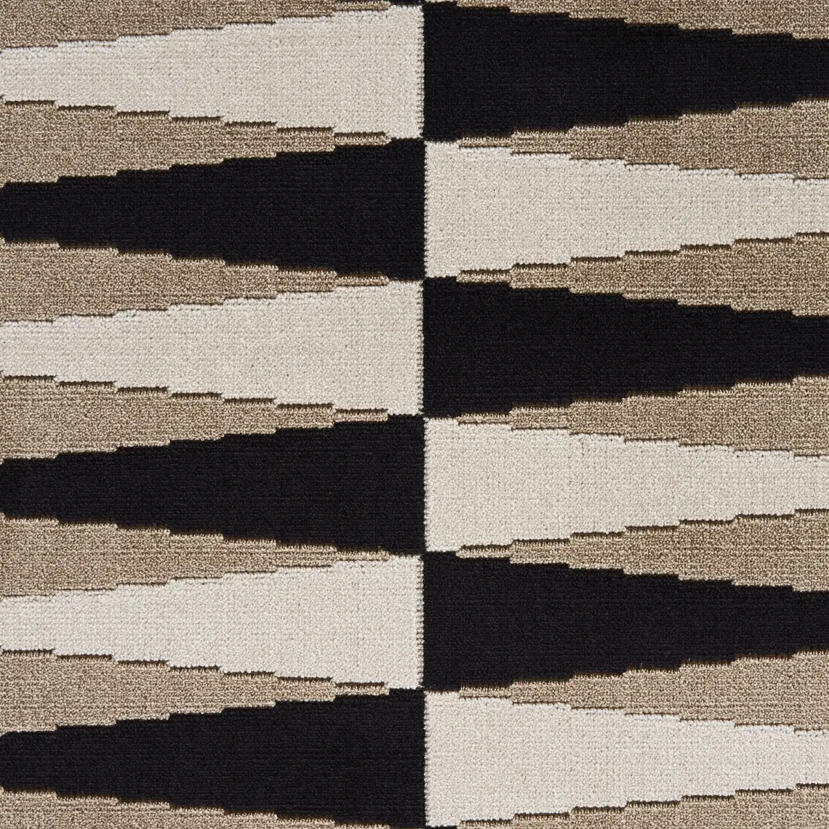 BACKGAMMON CUT VELVET_ NEUTRAL