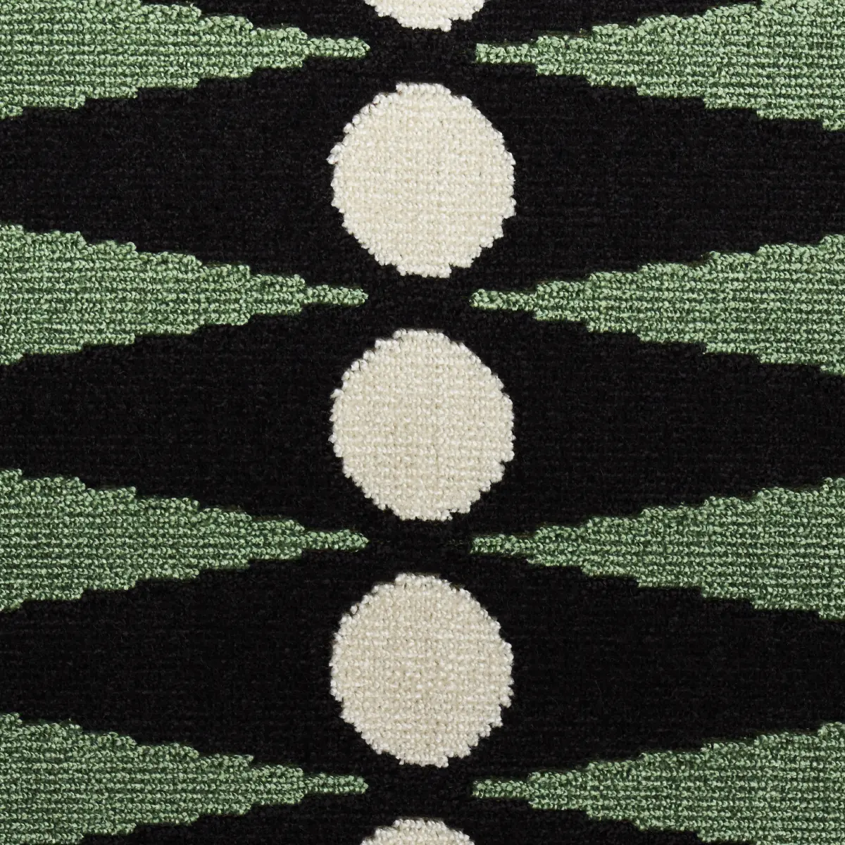 BACKGAMMON CUT VELVET_ GREEN