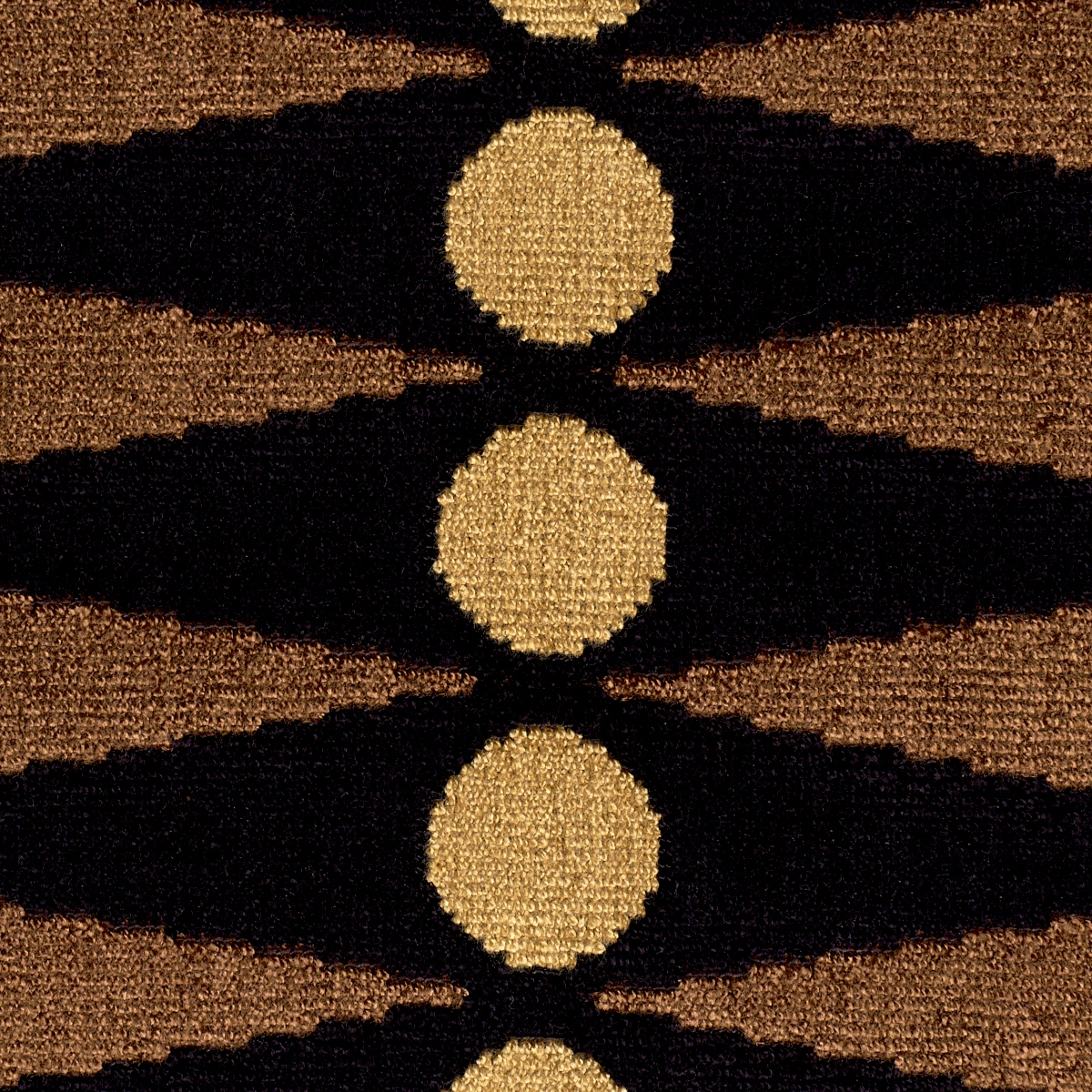 BACKGAMMON CUT VELVET_ OCHRE