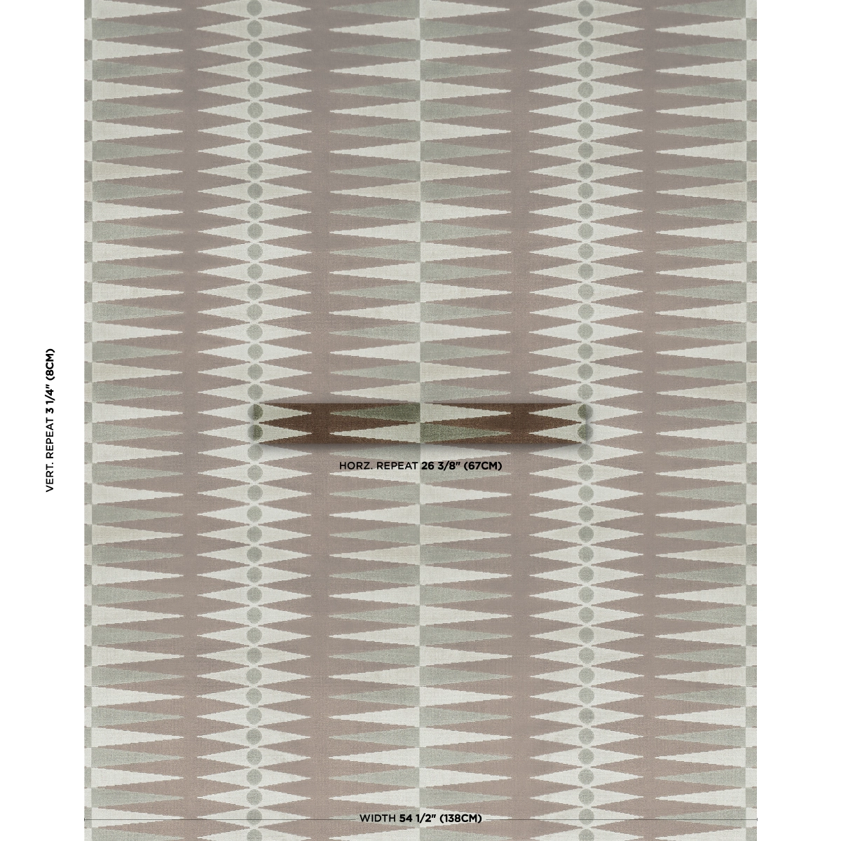 BACKGAMMON CUT VELVET_ VERDURE