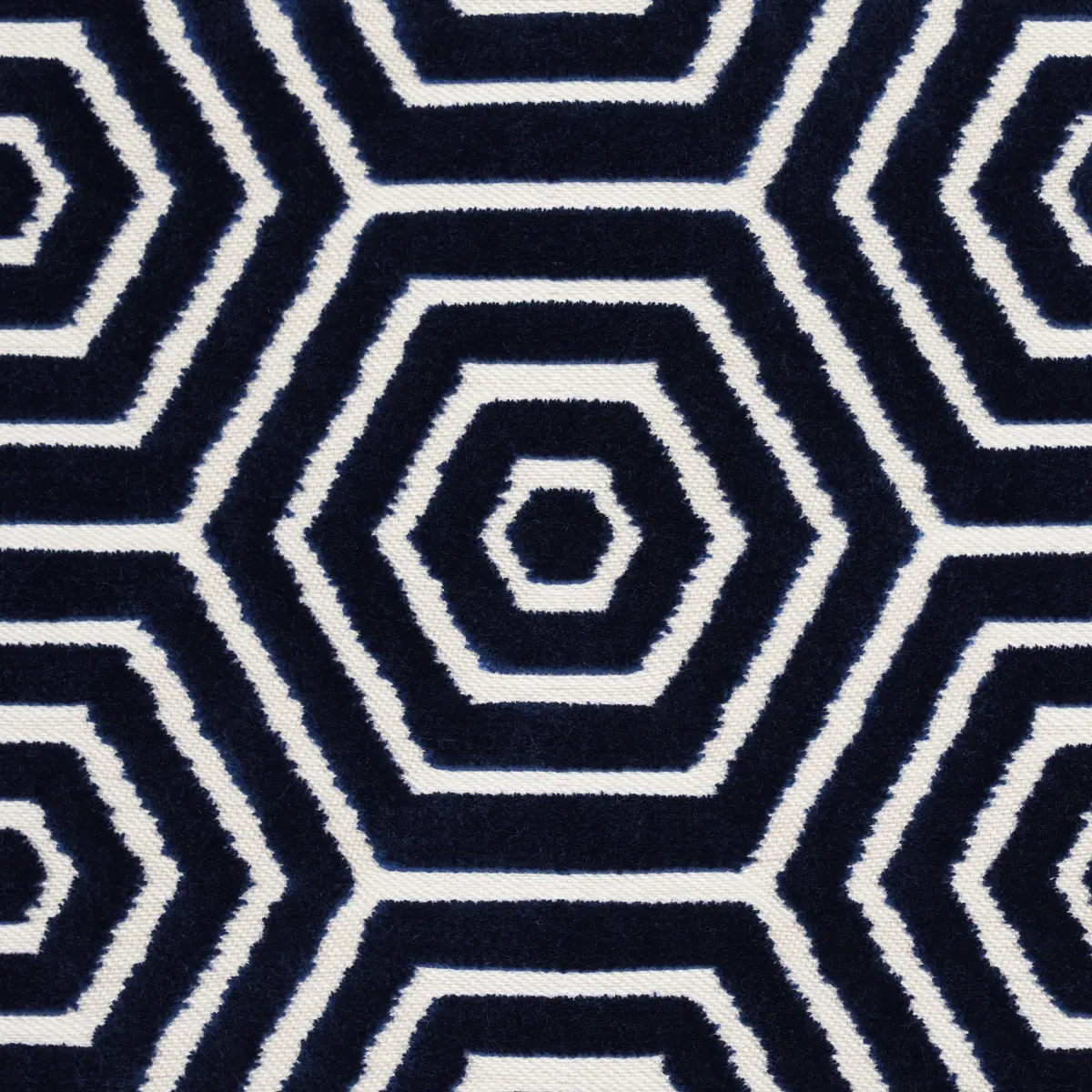 BEES KNEES CUT VELVET_ NAVY