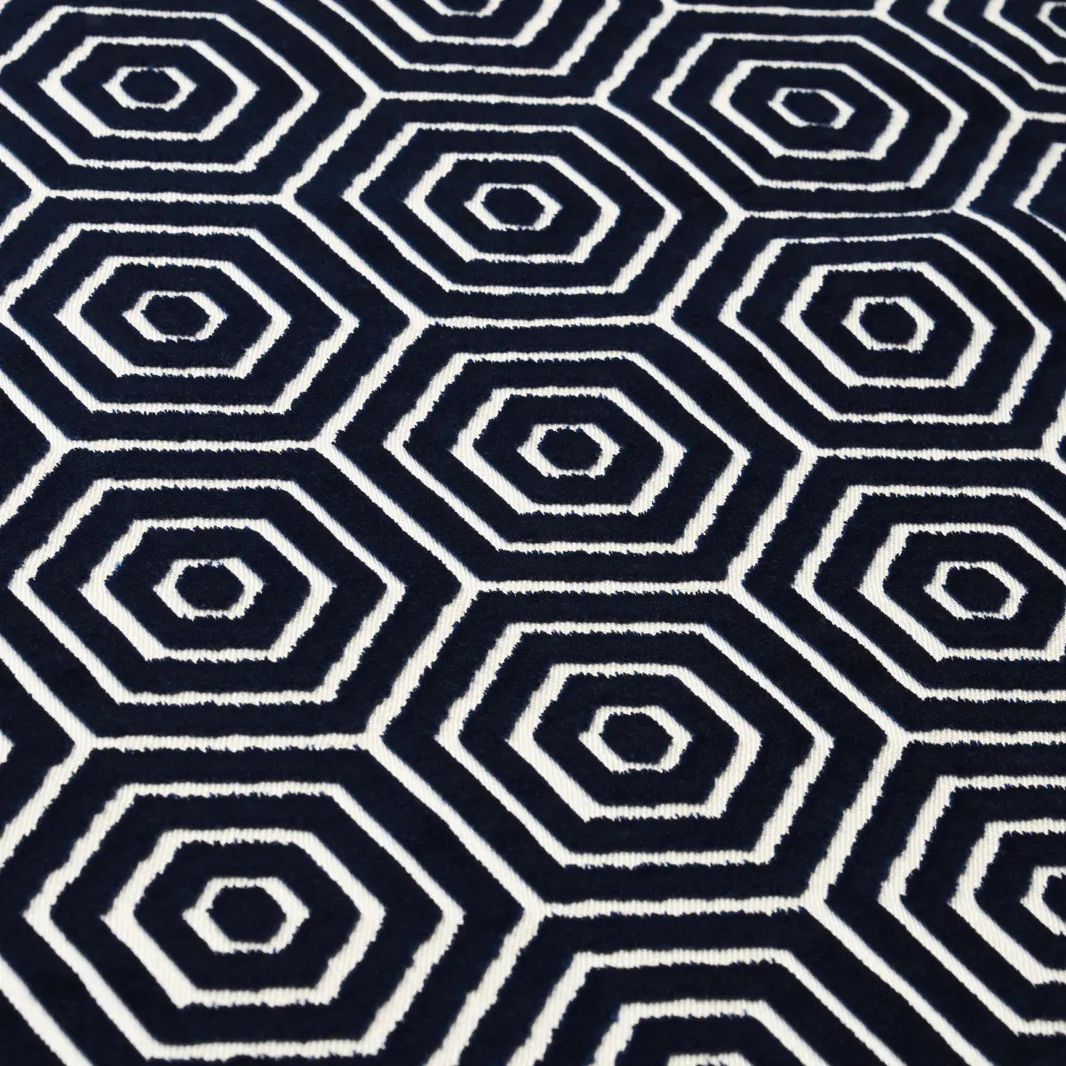 BEES KNEES CUT VELVET_ NAVY