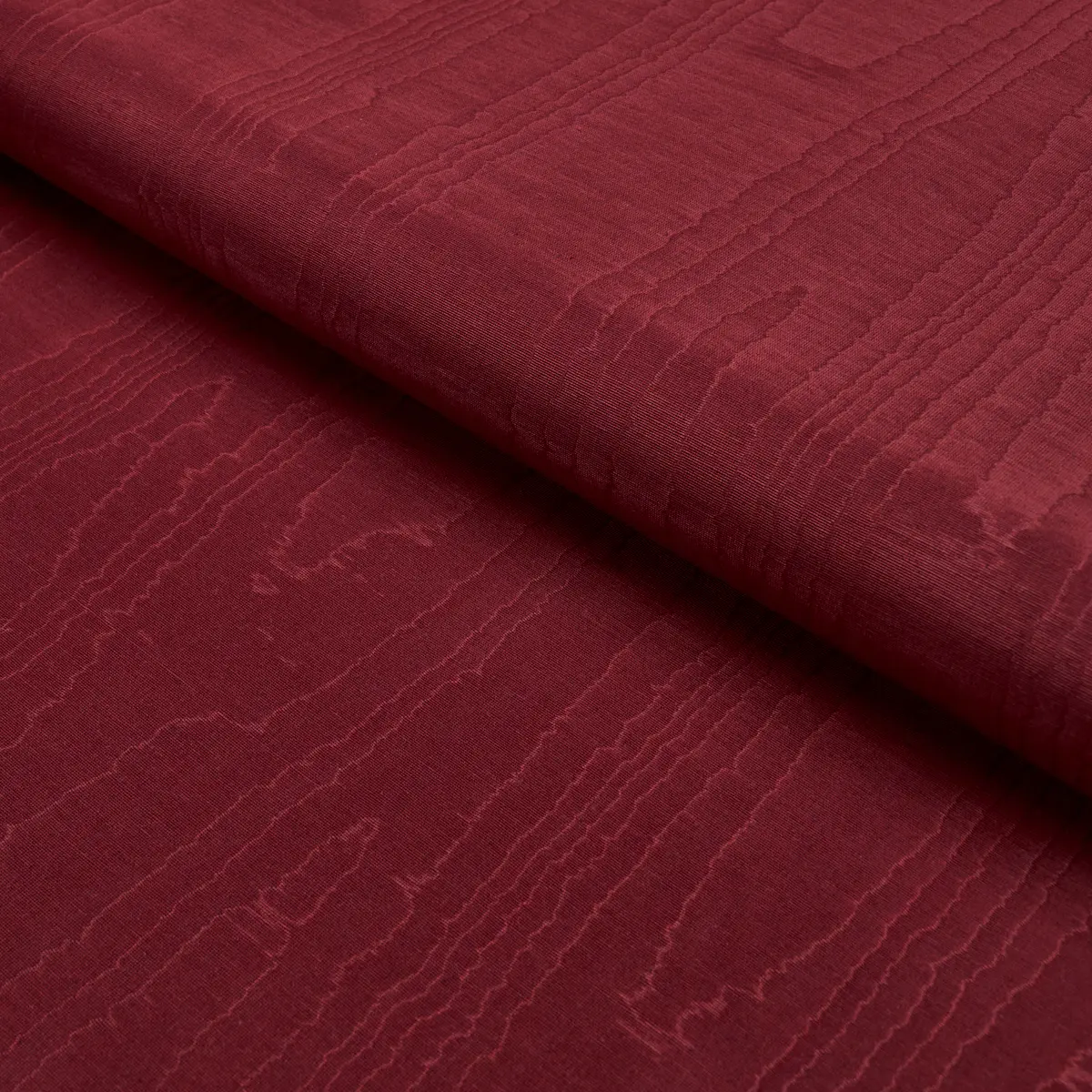 BEAU COTTON LINEN MOIRÉ_ CRIMSON