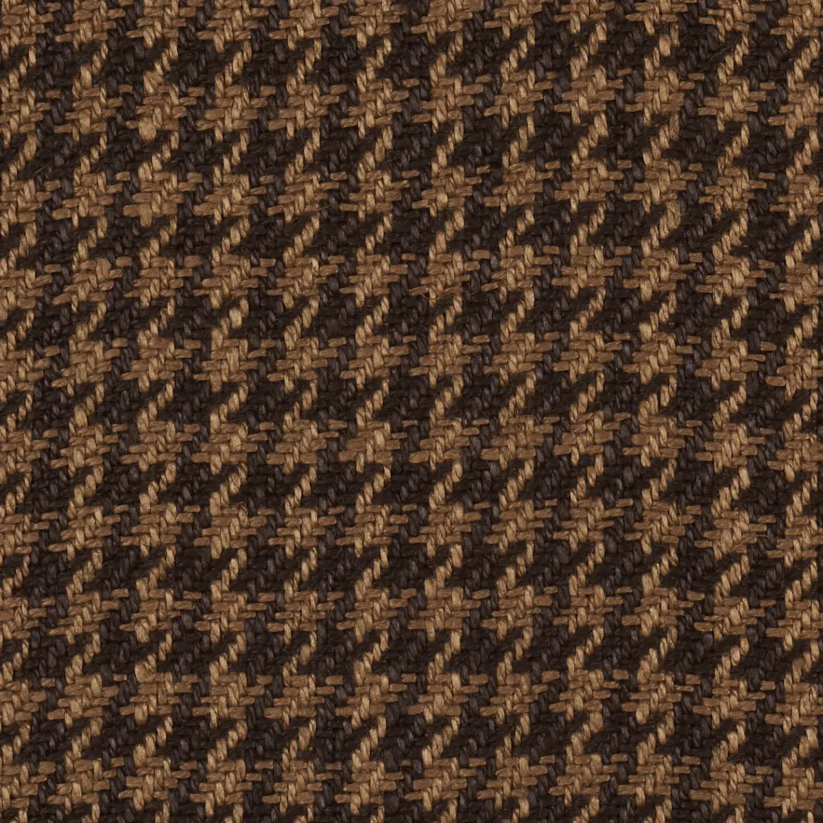 LOTTI LINEN HOUNDSTOOTH_ BROWN