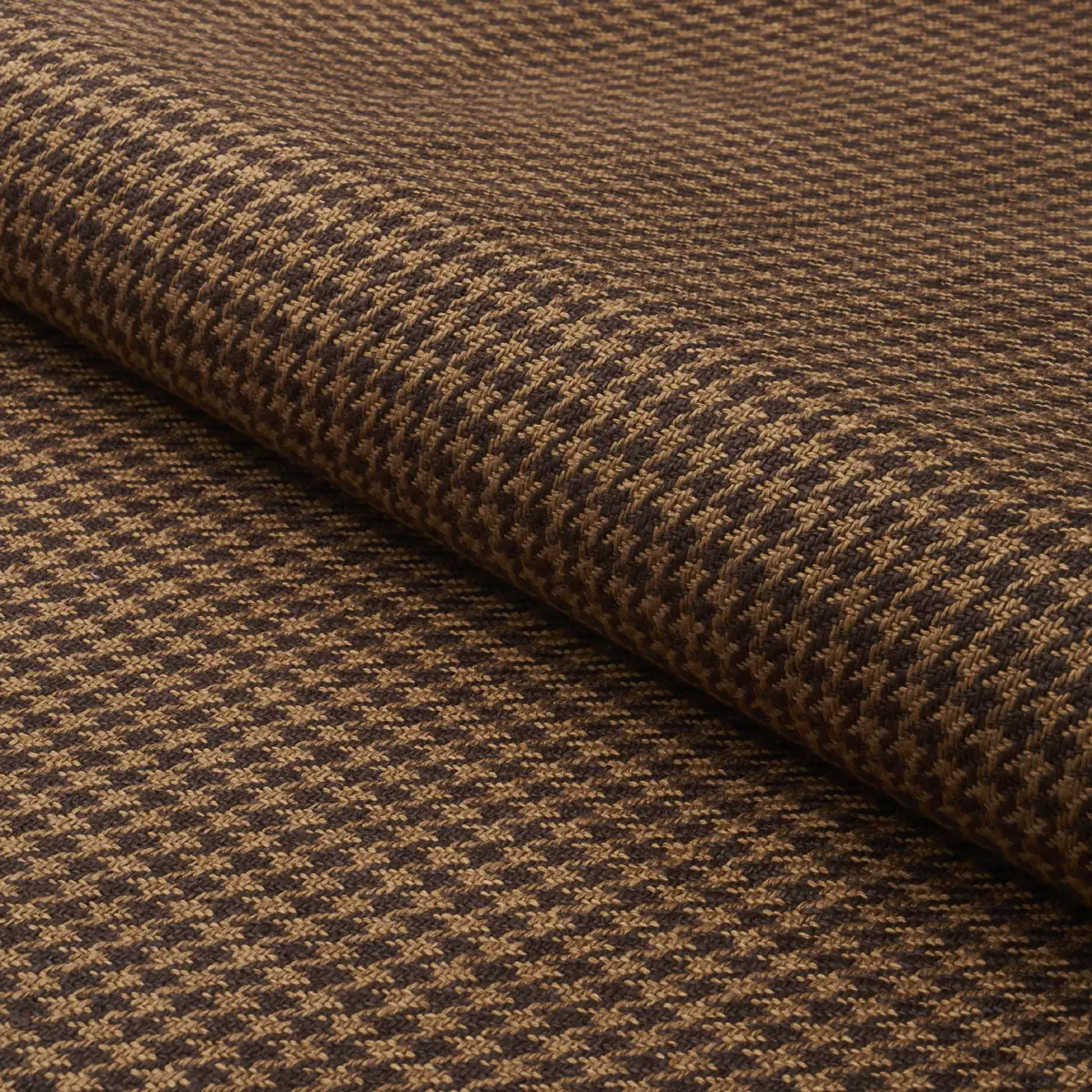 LOTTI LINEN HOUNDSTOOTH_ BROWN