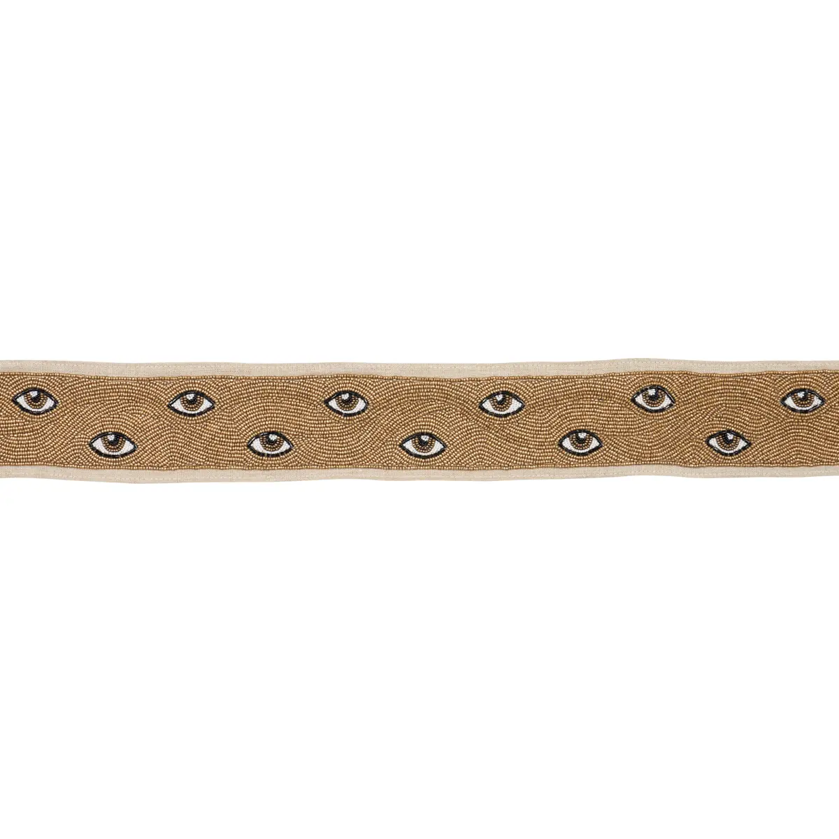 MIND'S EYE BEADED TAPE_ BROWN & GOLD