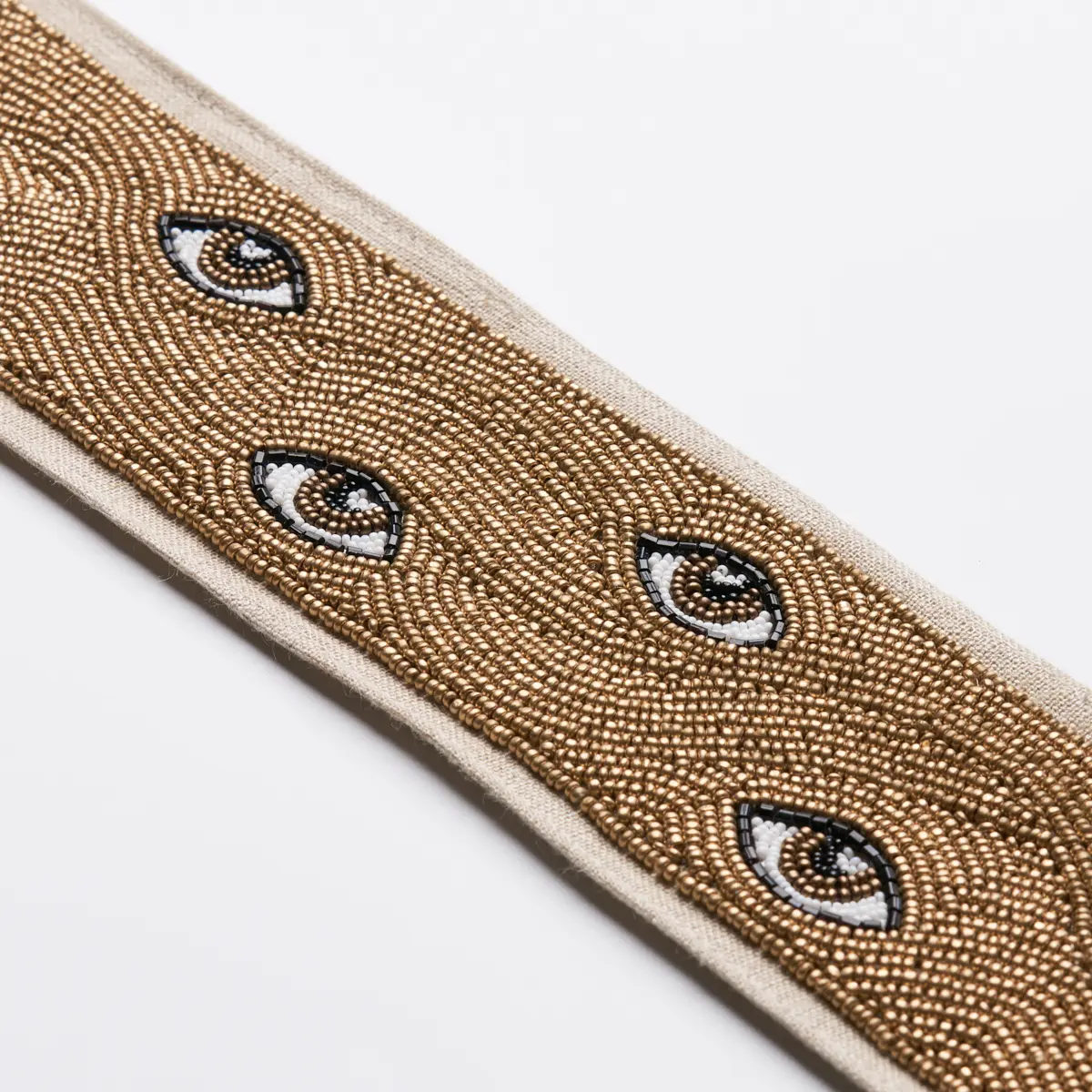 MIND'S EYE BEADED TAPE_ BROWN & GOLD