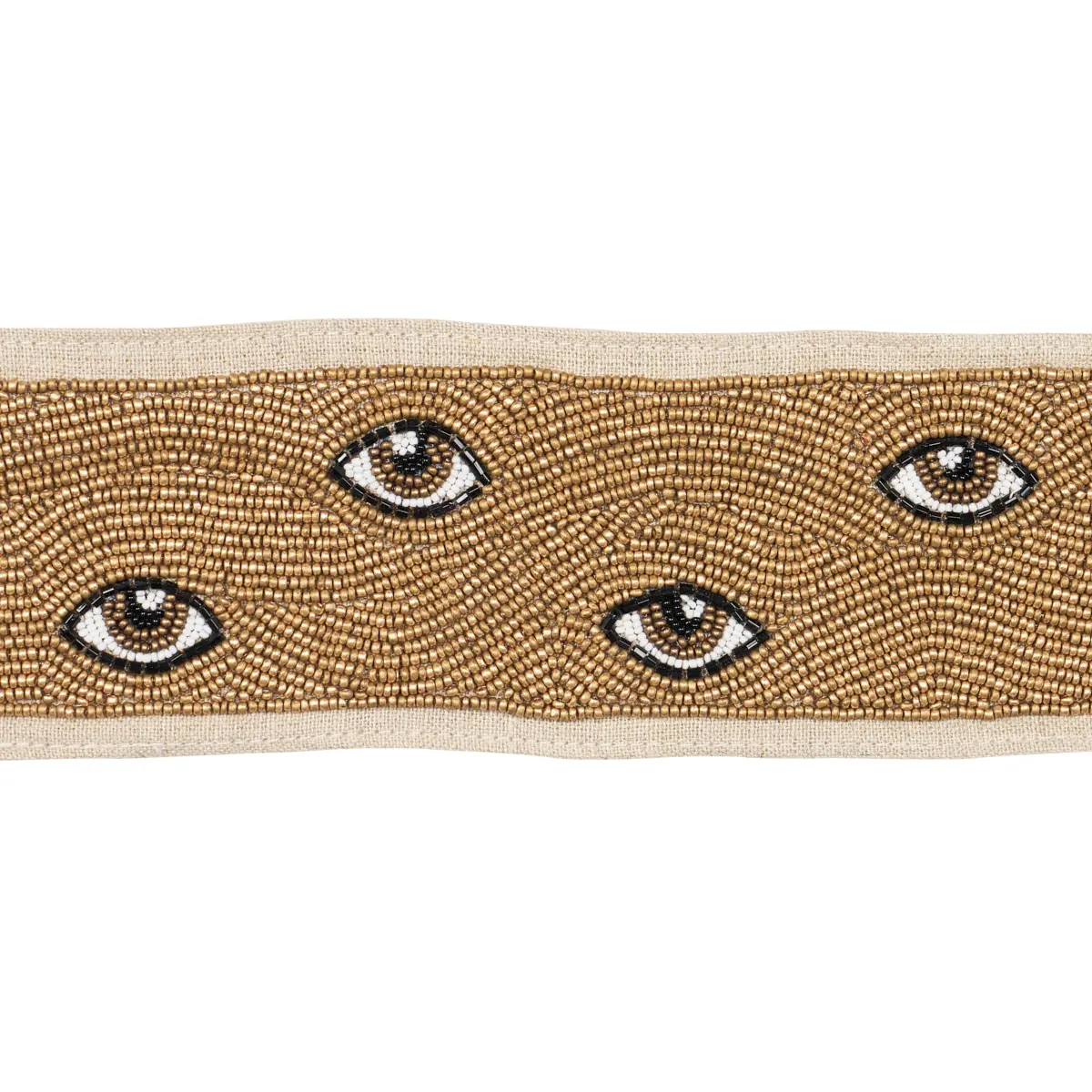 MIND'S EYE BEADED TAPE_ BROWN & GOLD