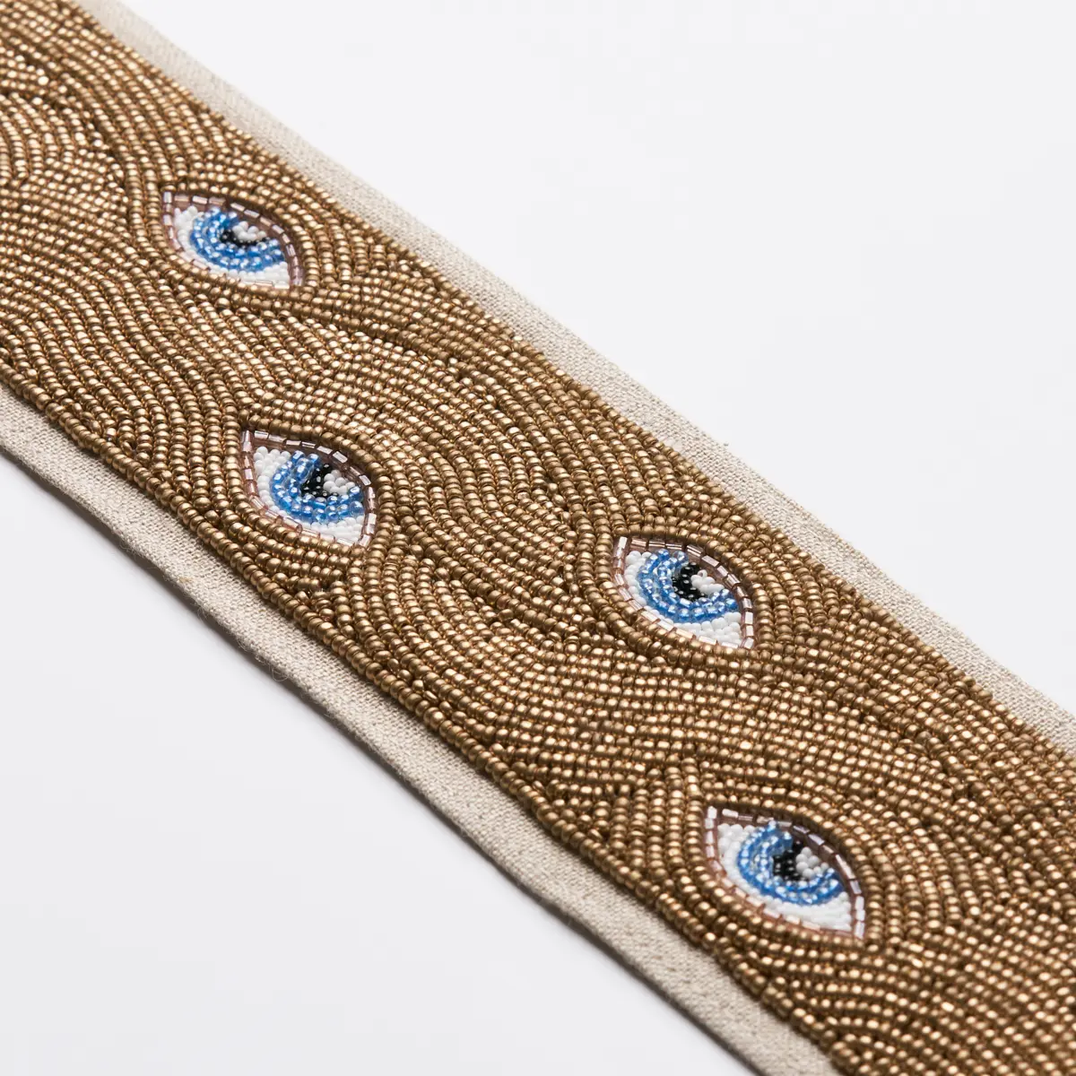 MIND'S EYE BEADED TAPE_ BLUE & GOLD