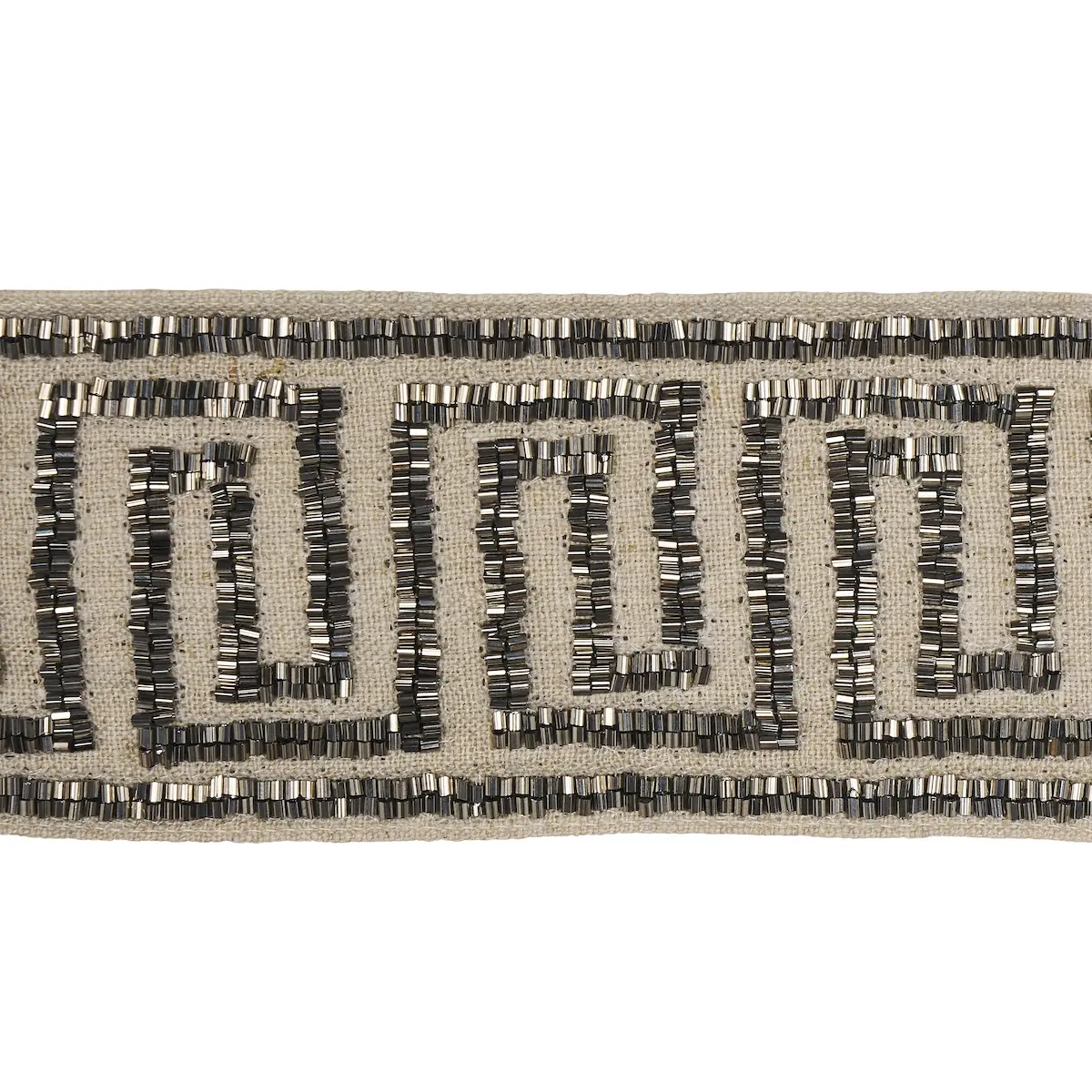 DELPHI BEADED TAPE_ MERCURY ON NATURAL