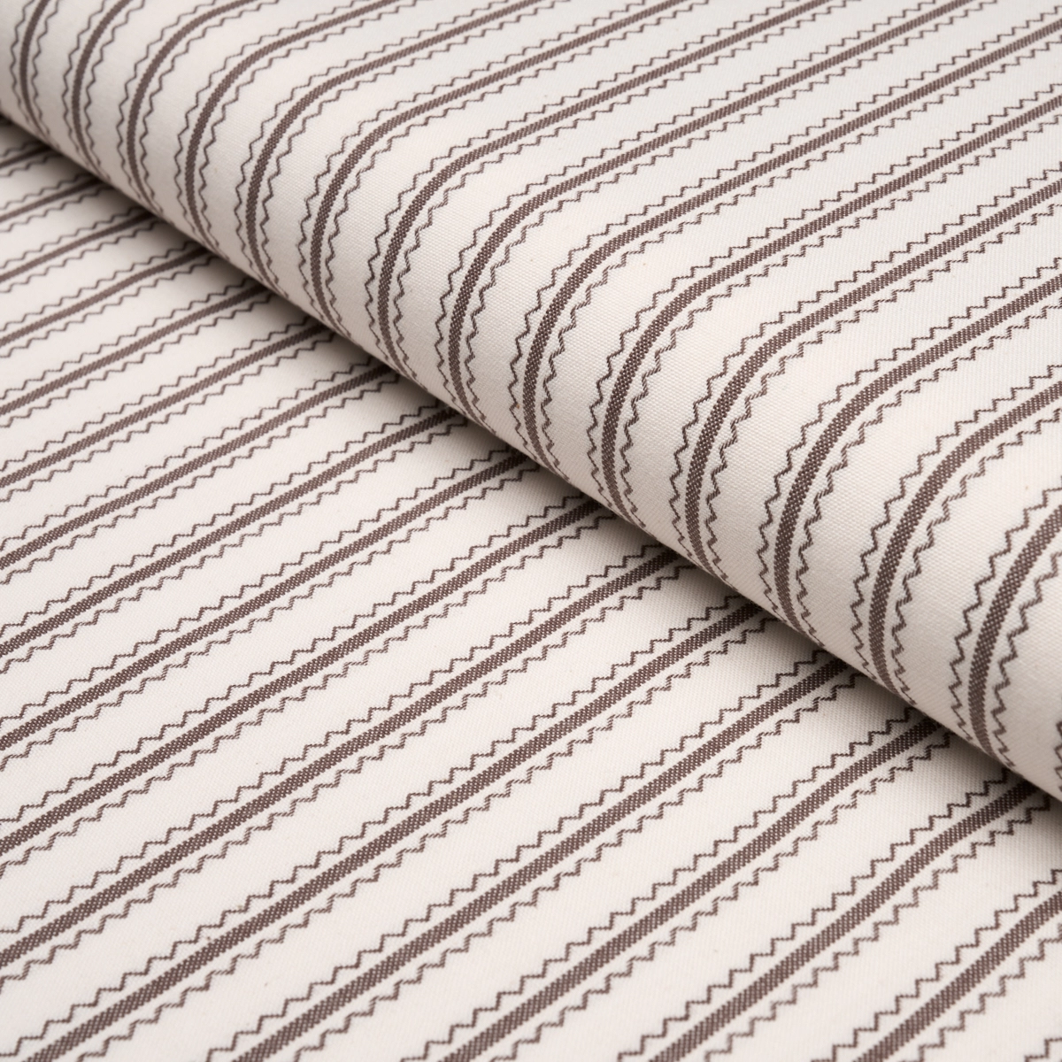 Birdie Ticking Stripe_ BROWN