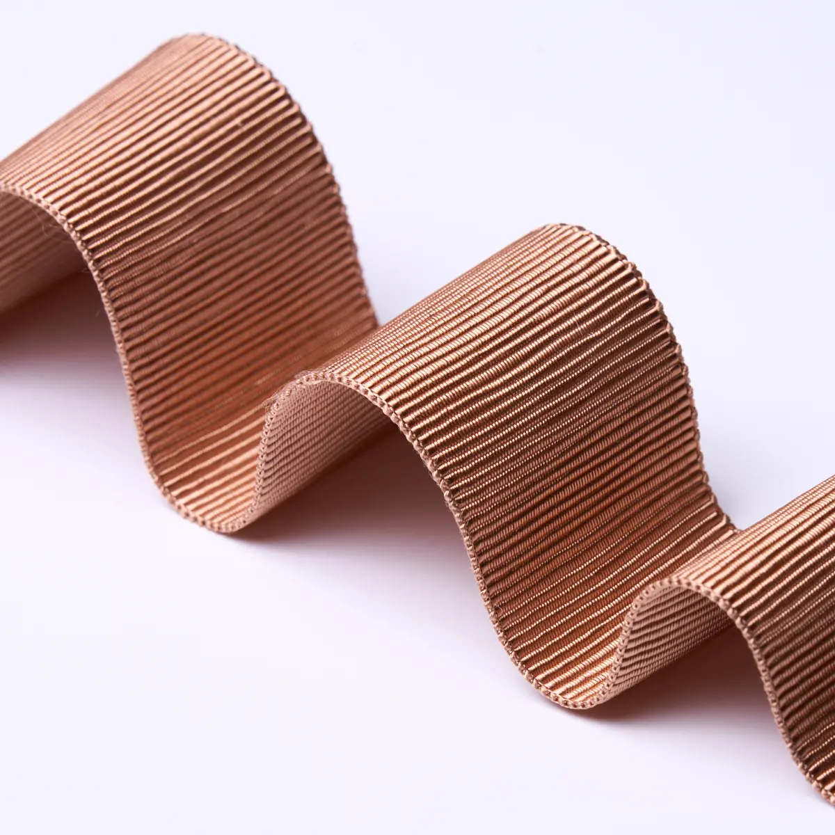 WIDE FAILLE TAPE_ PEACH