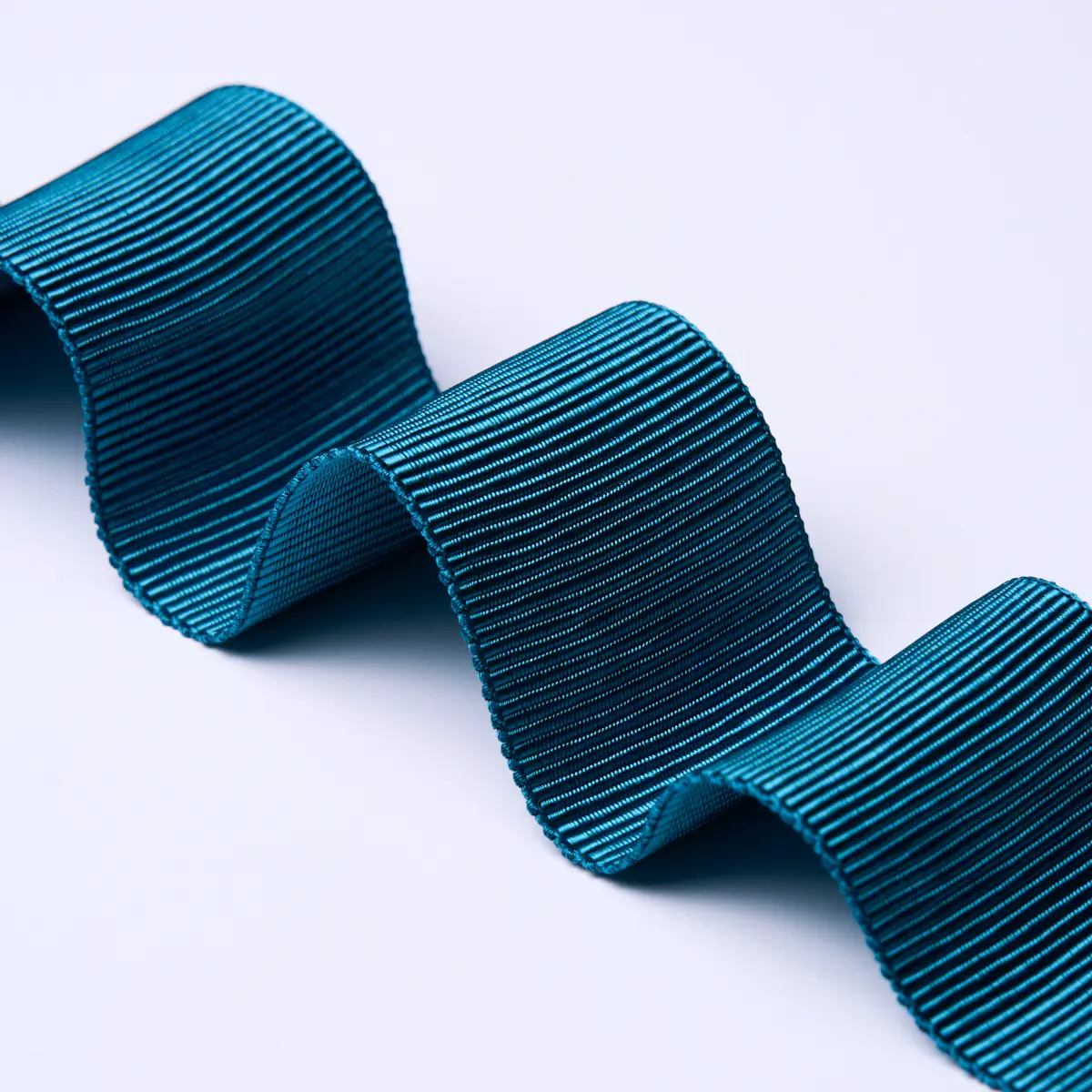 WIDE FAILLE TAPE_ PEACOCK