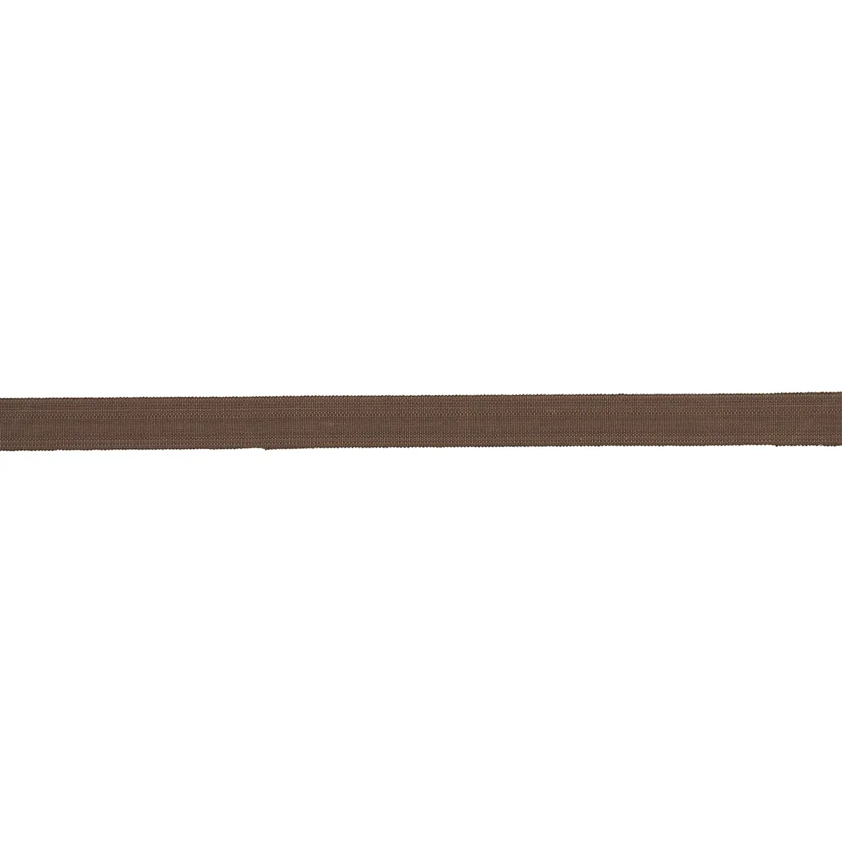 COTTON STRIÉ TAPE WIDE_ CHESTNUT