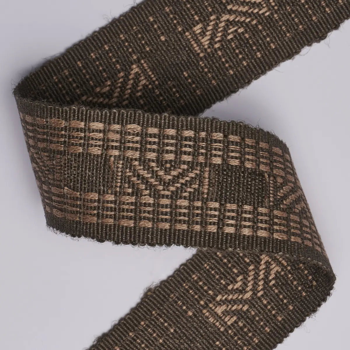 NAEL LINEN COTTON TAPE_ CEDAR BROWN