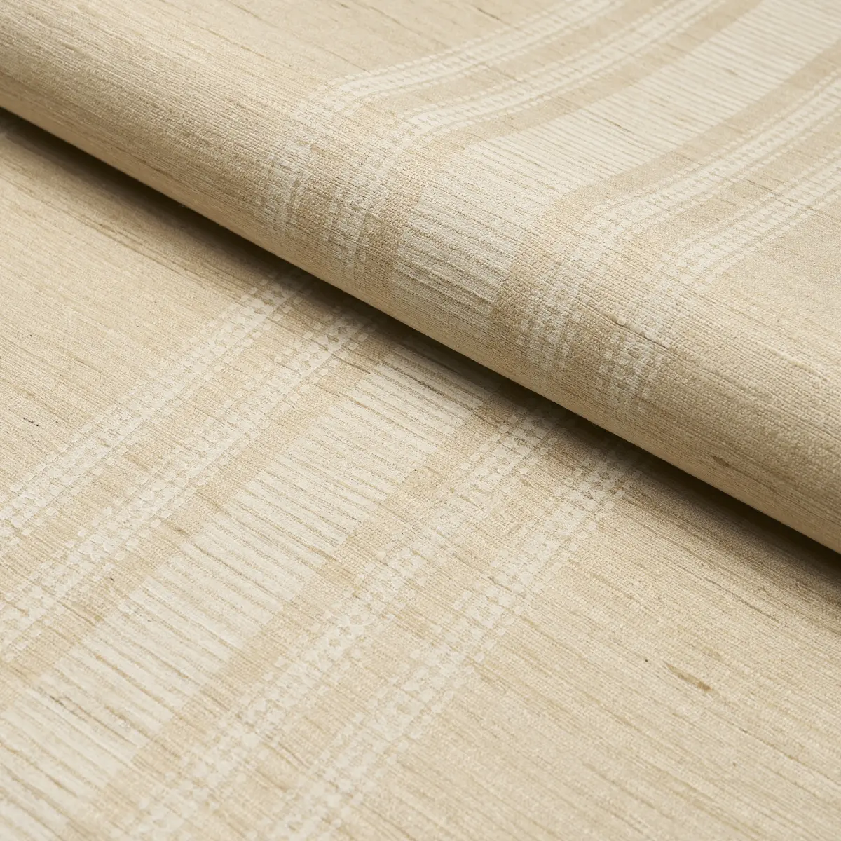 CASSIA HANDWOVEN SILK STRIPE_ NATURAL