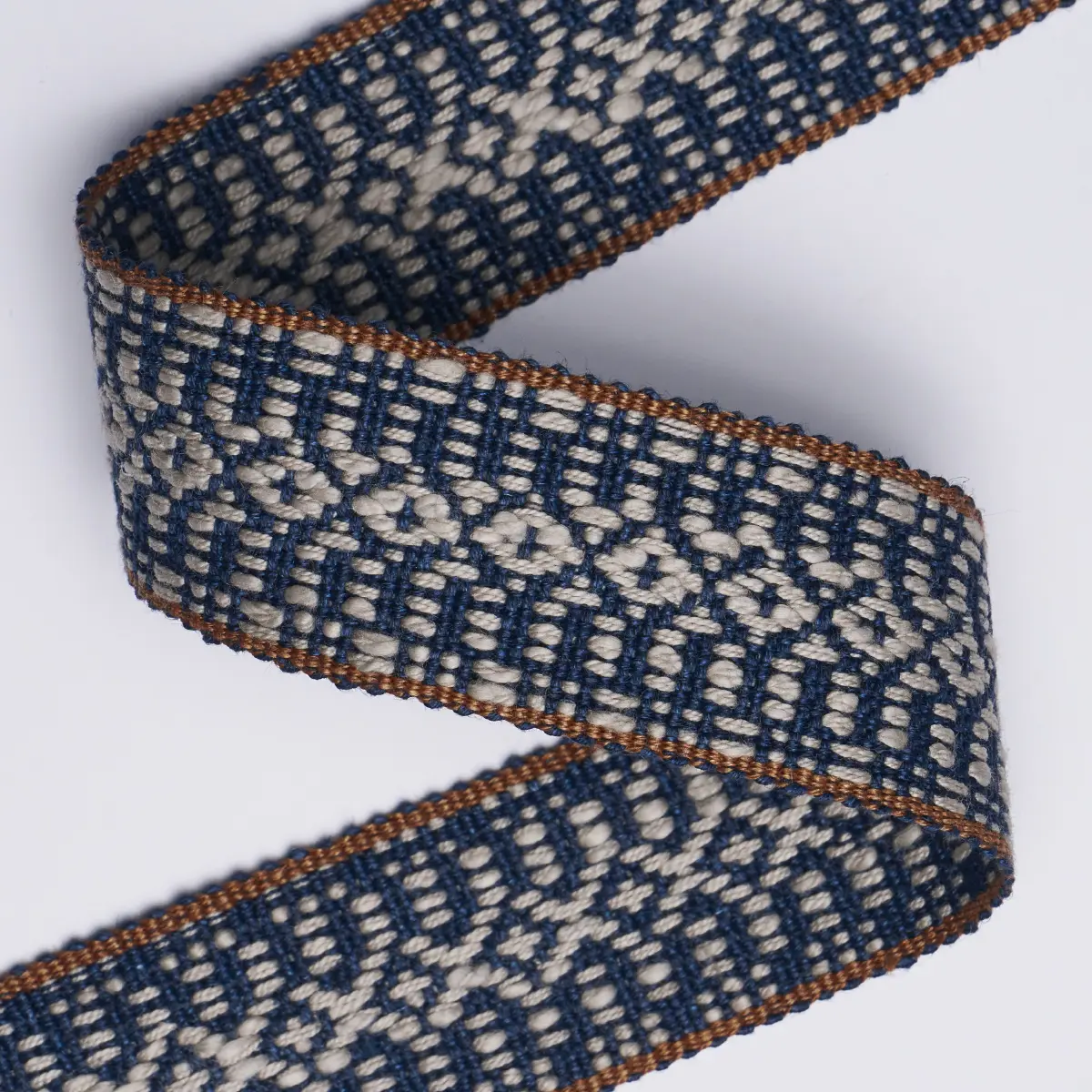 HELENA LINEN COTTON TAPE_ INDIGO