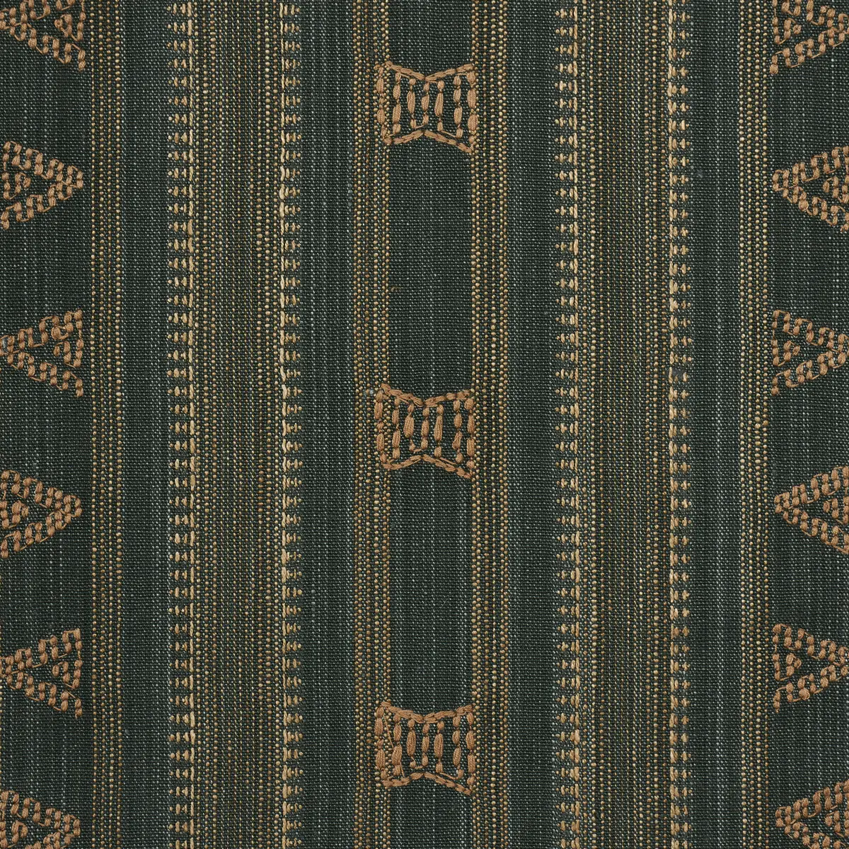 NIMA EMBROIDERED COTTON LINEN_ JUNGLE GREEN
