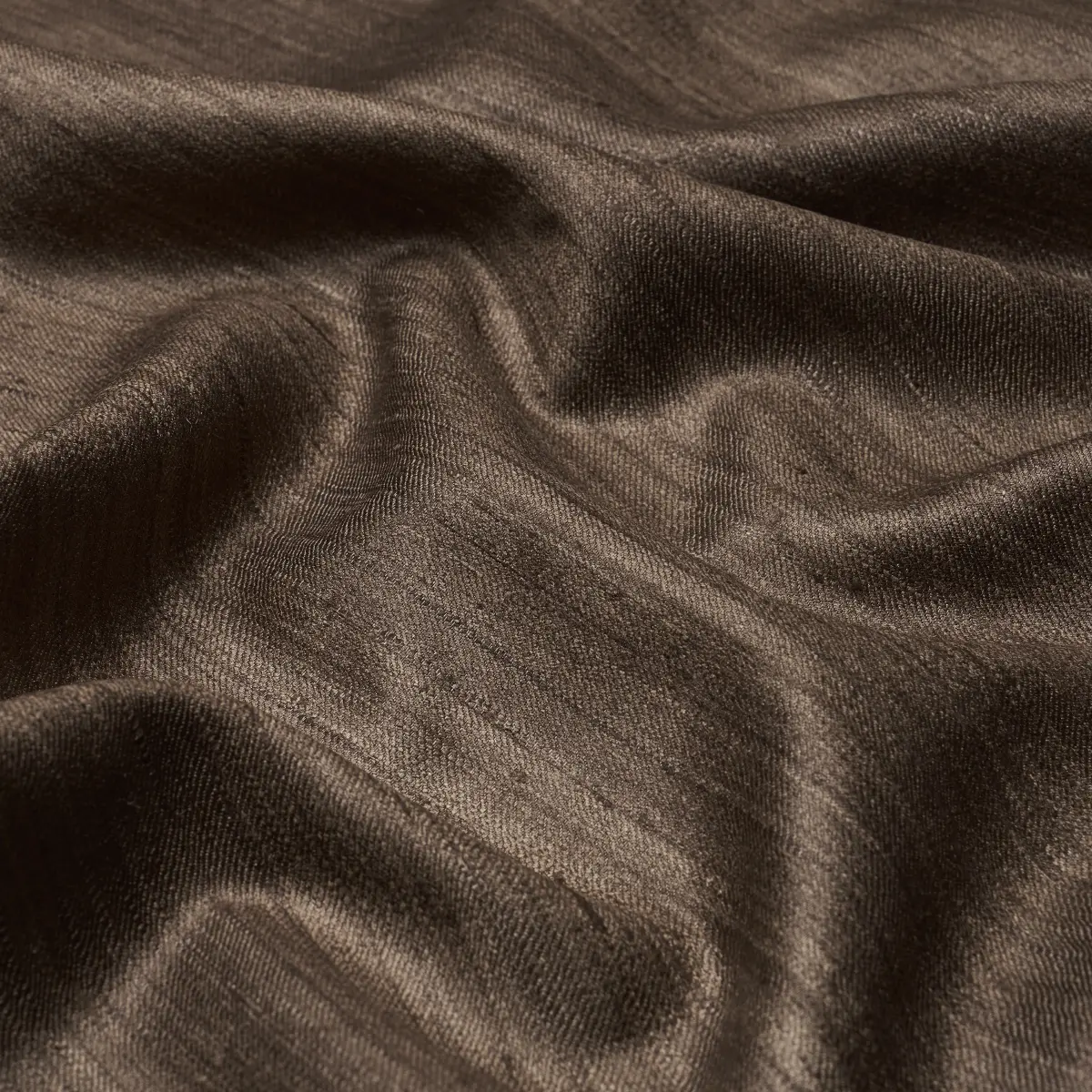 AMIR HANDWOVEN SILK CASEMENT_ WALNUT
