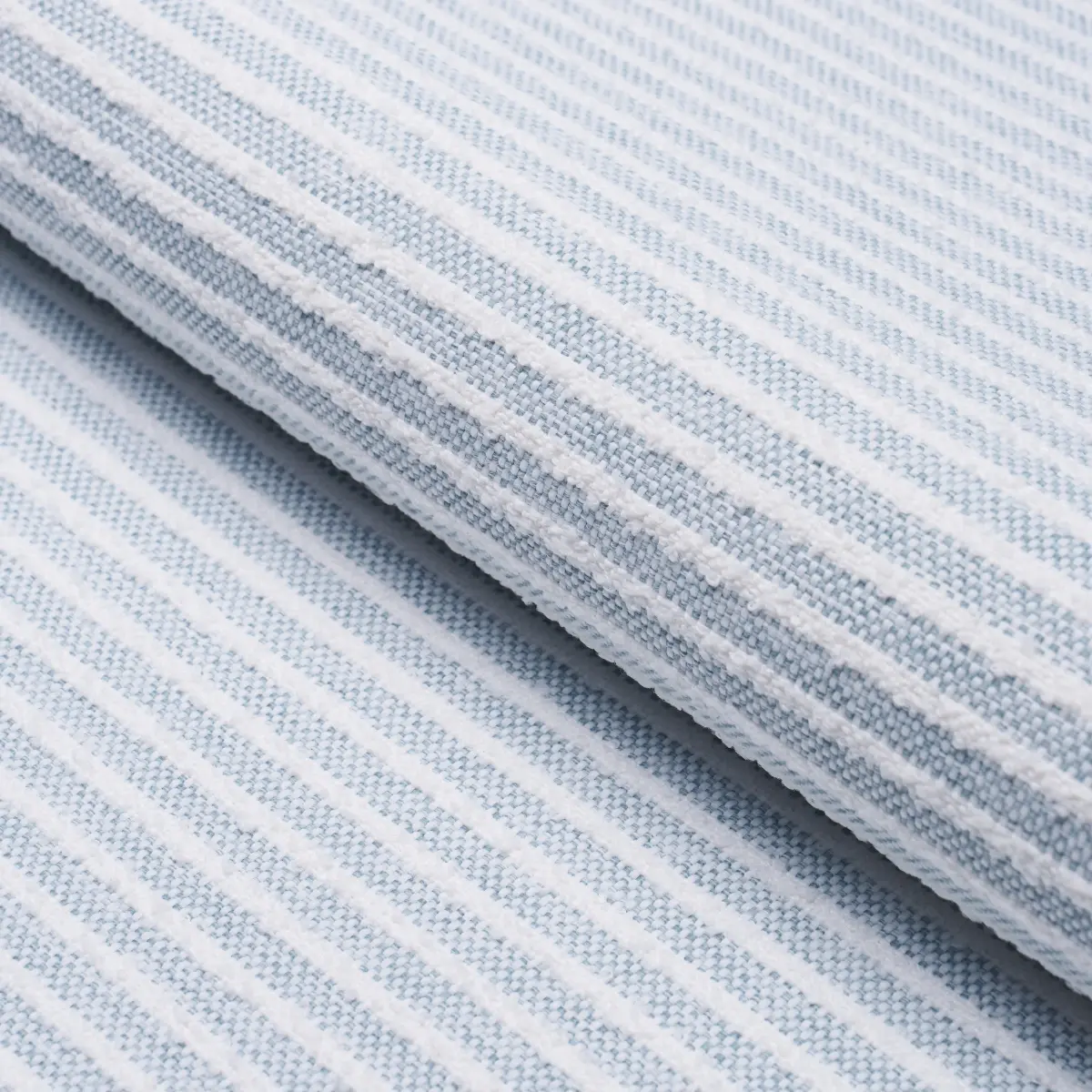 BOUCLÉ STRIPE INDOOR/OUTDOOR_ CHAMBRAY