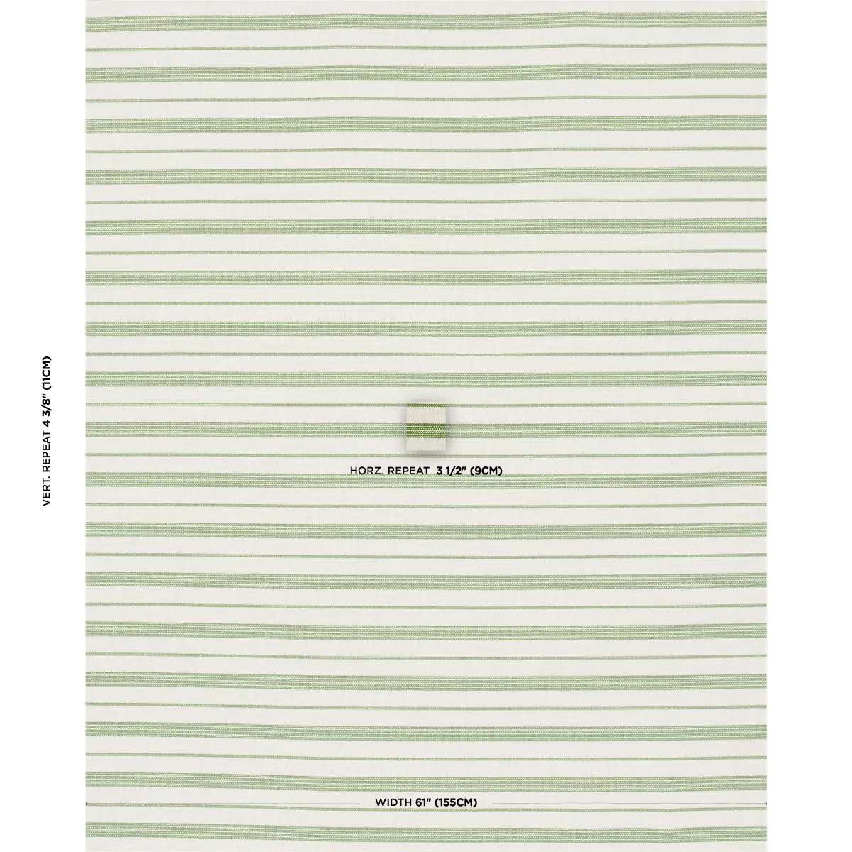 SERRA MESA INDOOR/OUTDOOR STRIPE_ VERDE