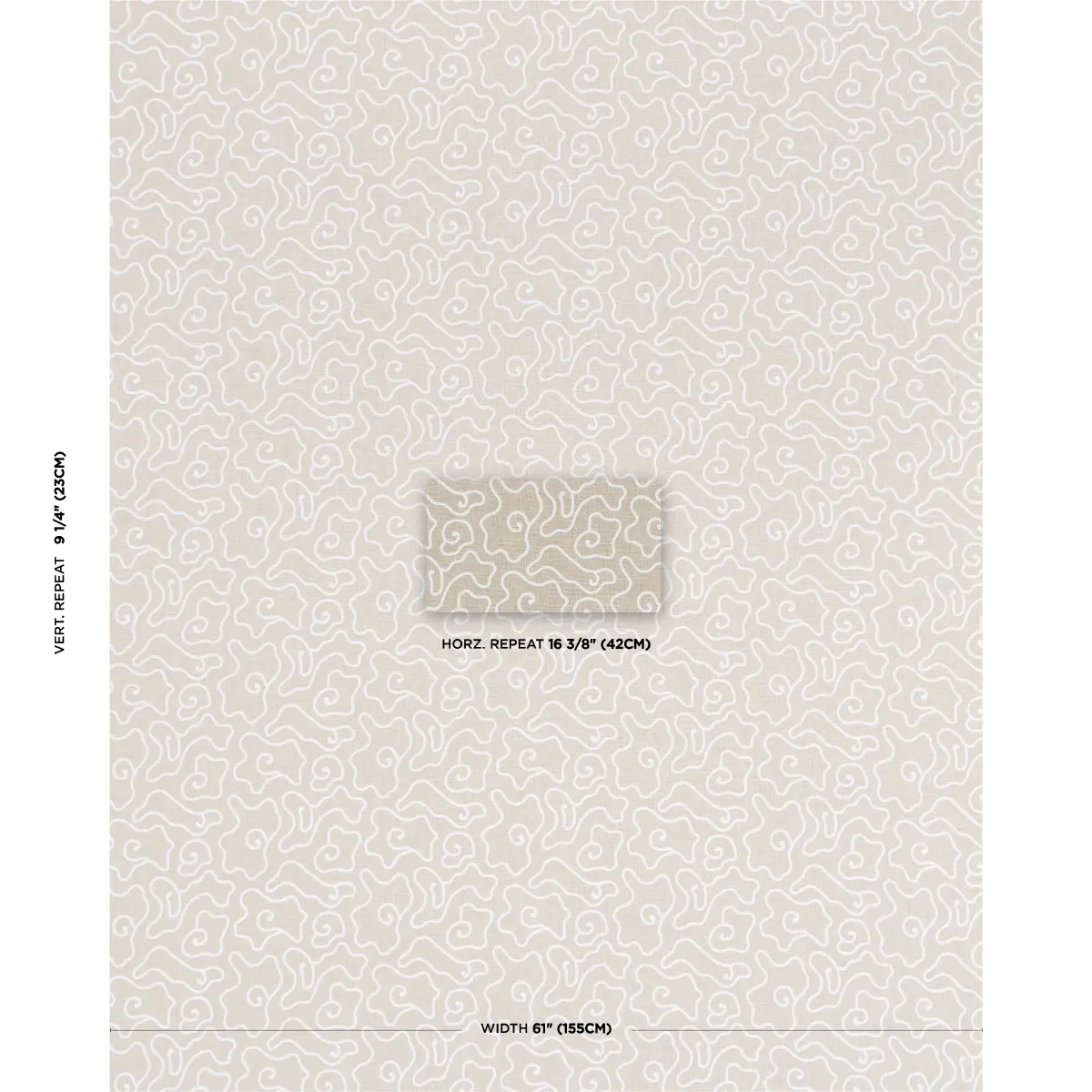 NOYO INDOOR/OUTDOOR EMBROIDERY_ FLAX