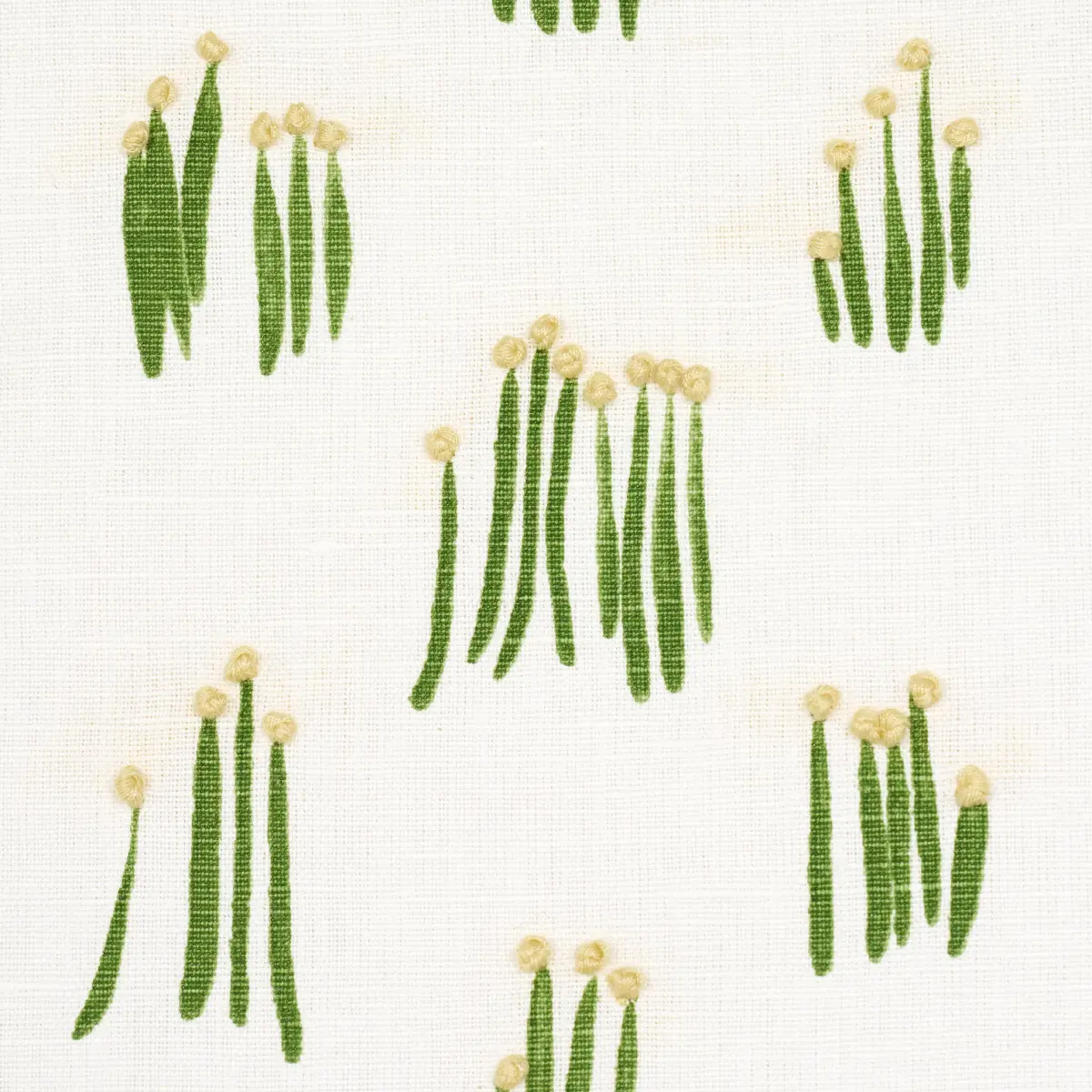 MEADOW BUTTON HAND EMBROIDERY_ YELLOW