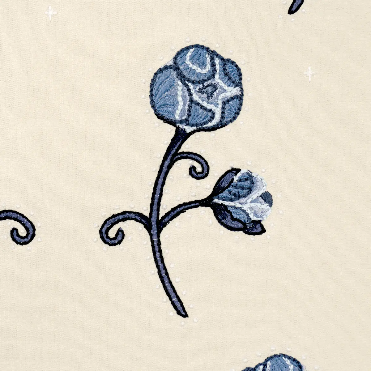 RHINESTONE COWBOY EMBROIDERY_ NAVY