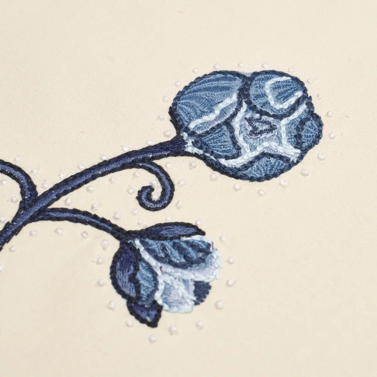 RHINESTONE COWBOY EMBROIDERY_ NAVY