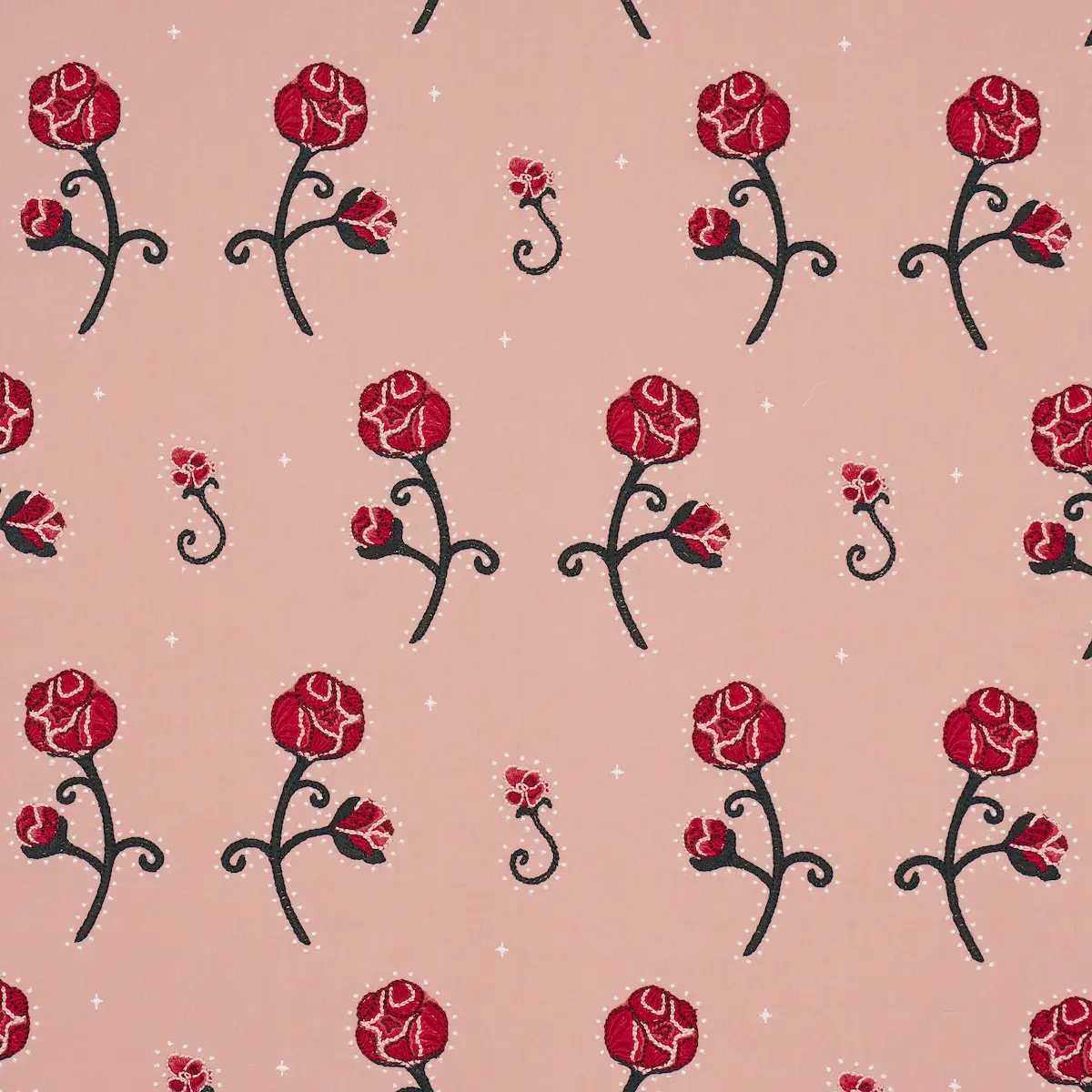 RHINESTONE COWBOY EMBROIDERY_ PINK
