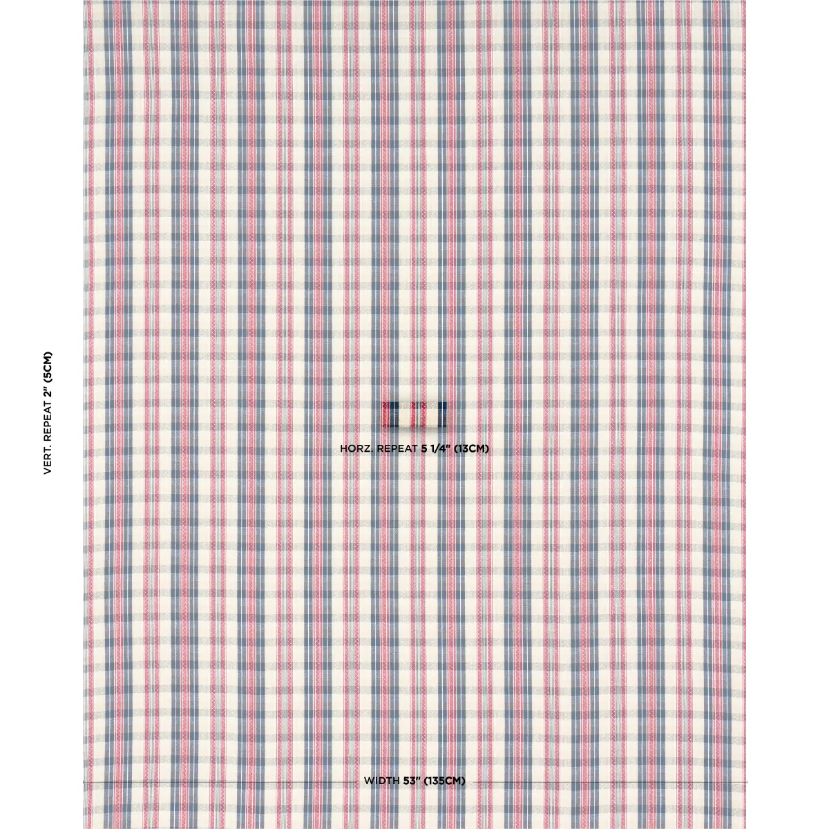 FONDA HAND WOVEN PLAID_ ROUGE & NAVY