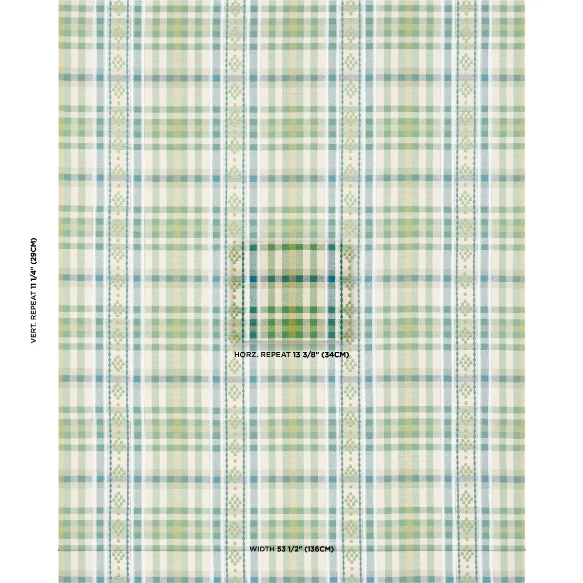 HUTTON HAND WOVEN CHECK_ LEAF