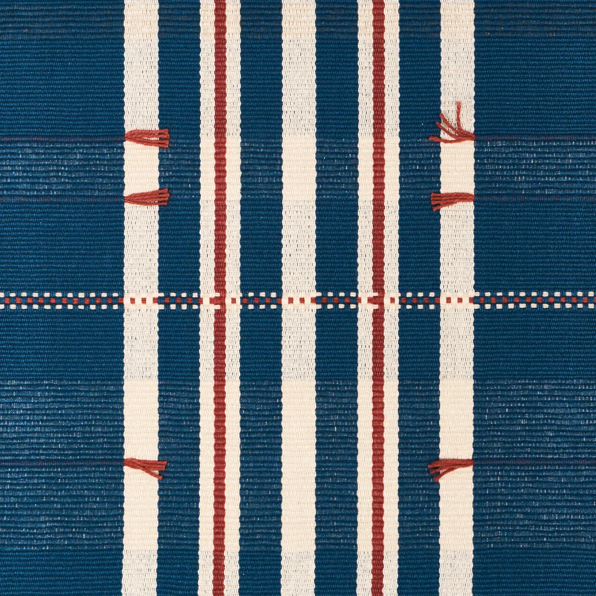 REMMY HAND WOVEN STRIPE_ INDIGO