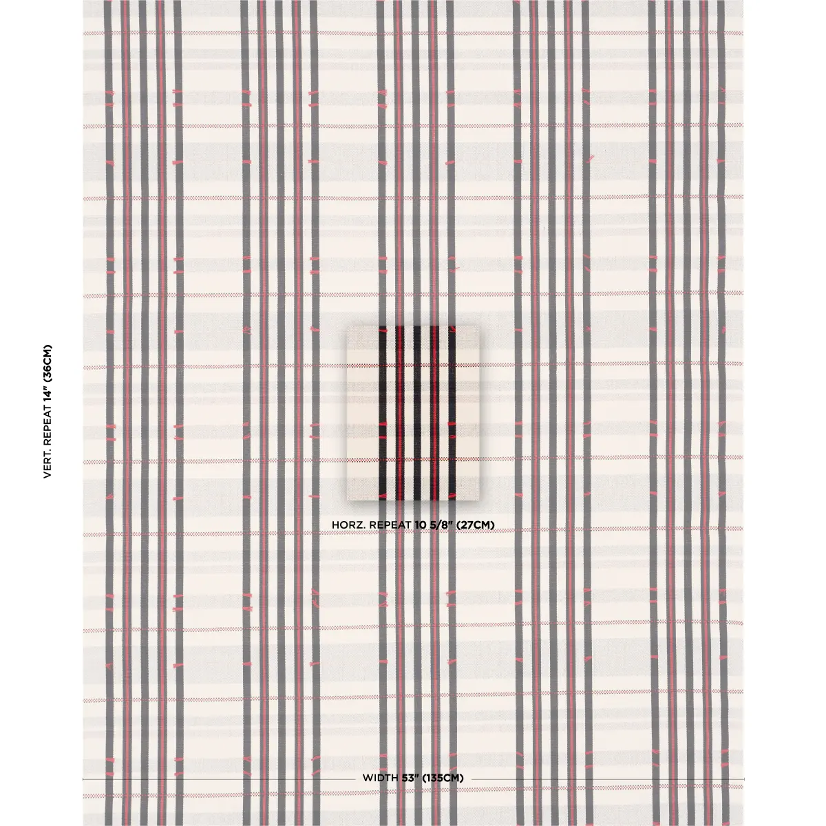 REMMY HAND WOVEN STRIPE_ NOIR