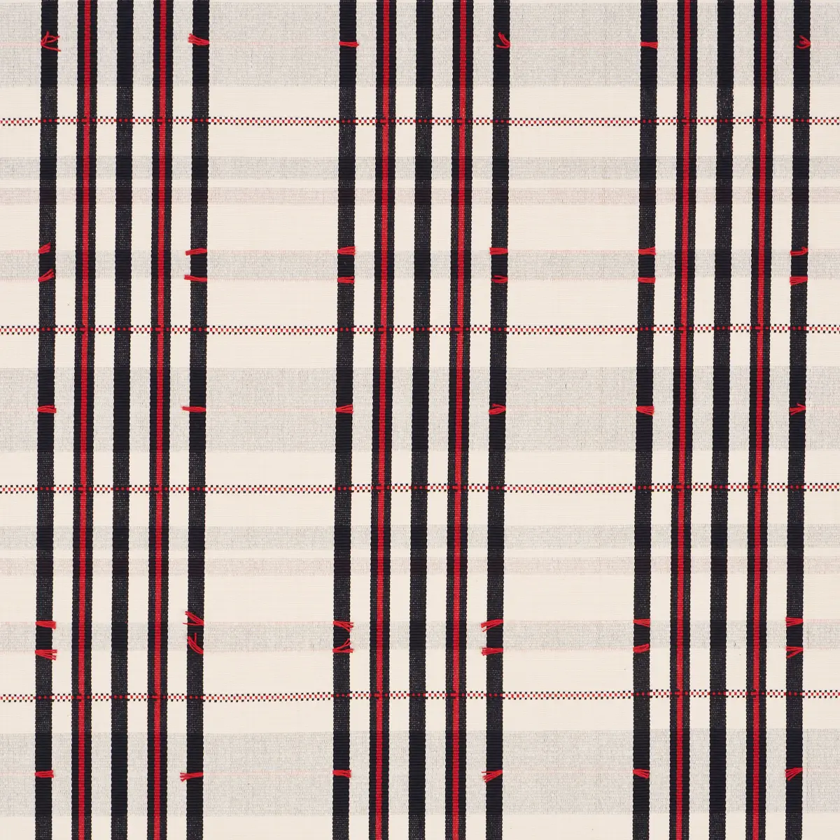 REMMY HAND WOVEN STRIPE_ NOIR