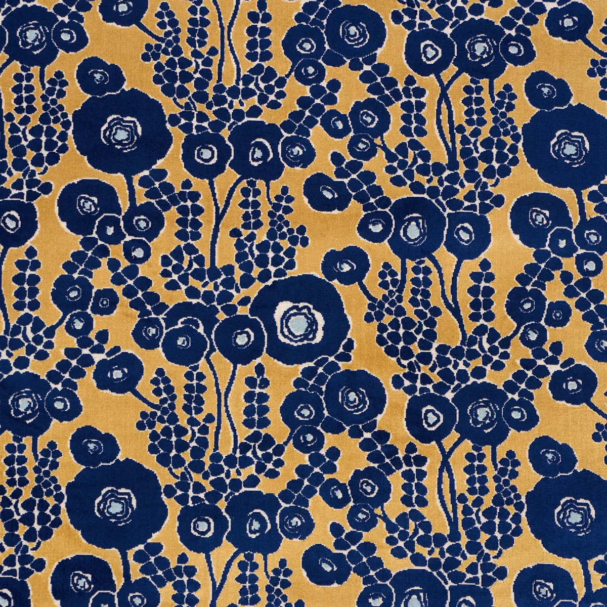 EMELIE VELVET_ SAPPHIRE & GOLD