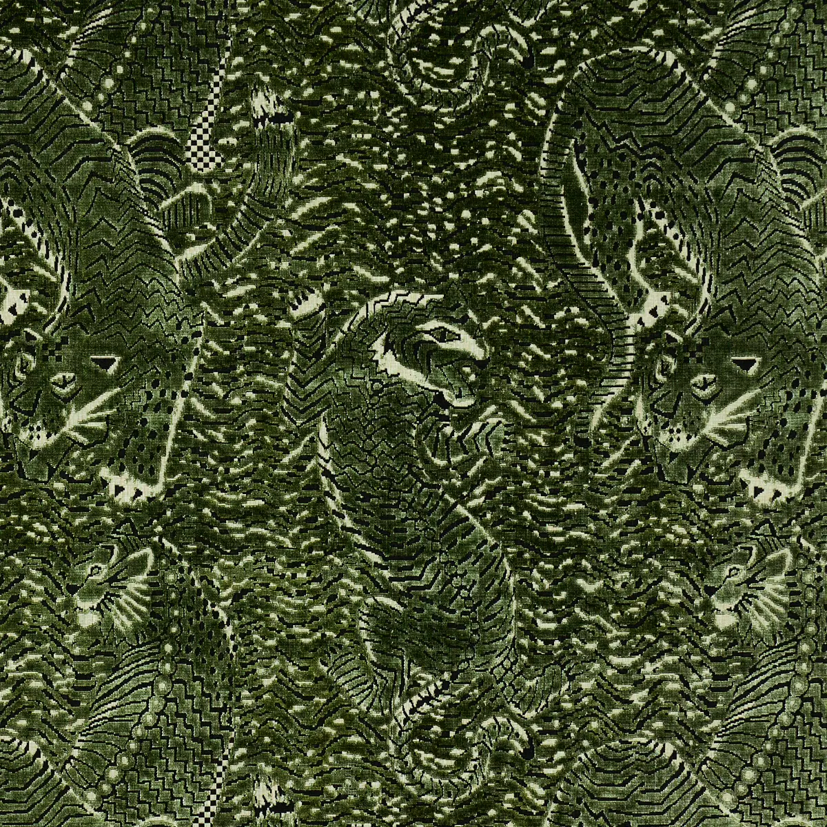 TIGRESS VELVET_ MALACHITE